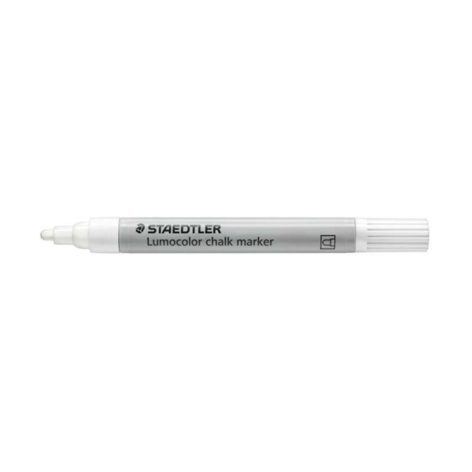 Staedtler Lumocolor 344 · Rotulador Chalk Marker · Tiza Líquida Blanco