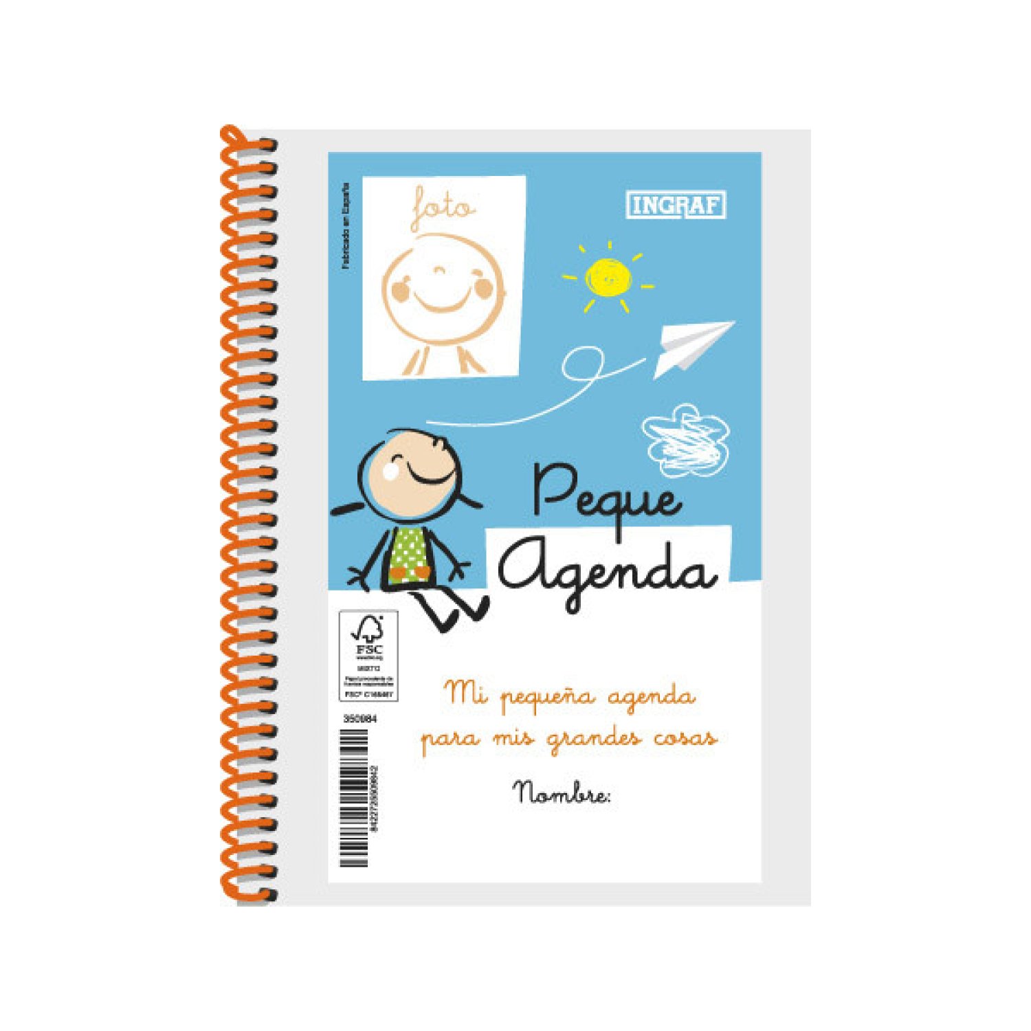 Ingraf Agenda Escolar 2022-2023 · 8º Día Página · Tapa Personalizable
