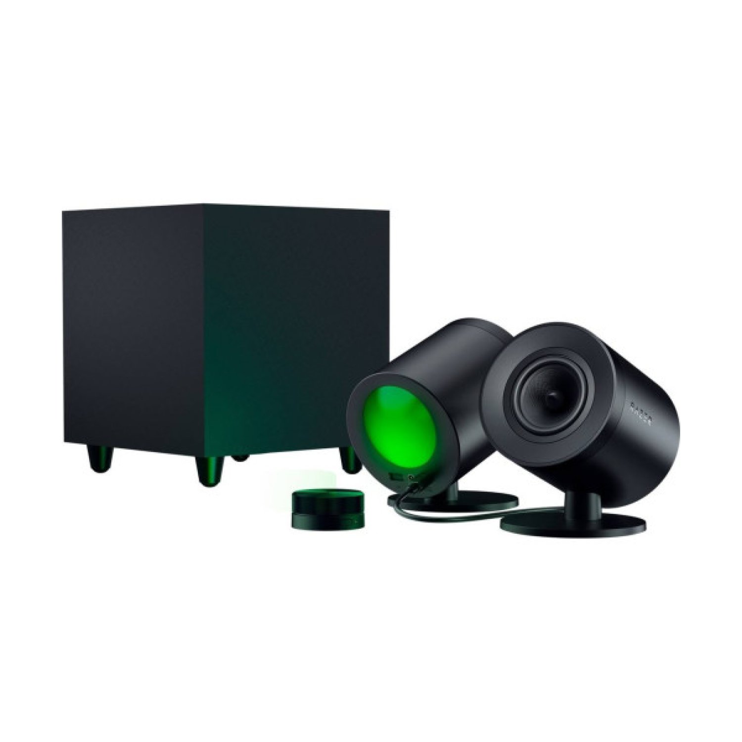 Razer Nommo V2 Pro · Altavoces Gaming · Negro · Inalámbrico y Alámbrico · Rango Completo