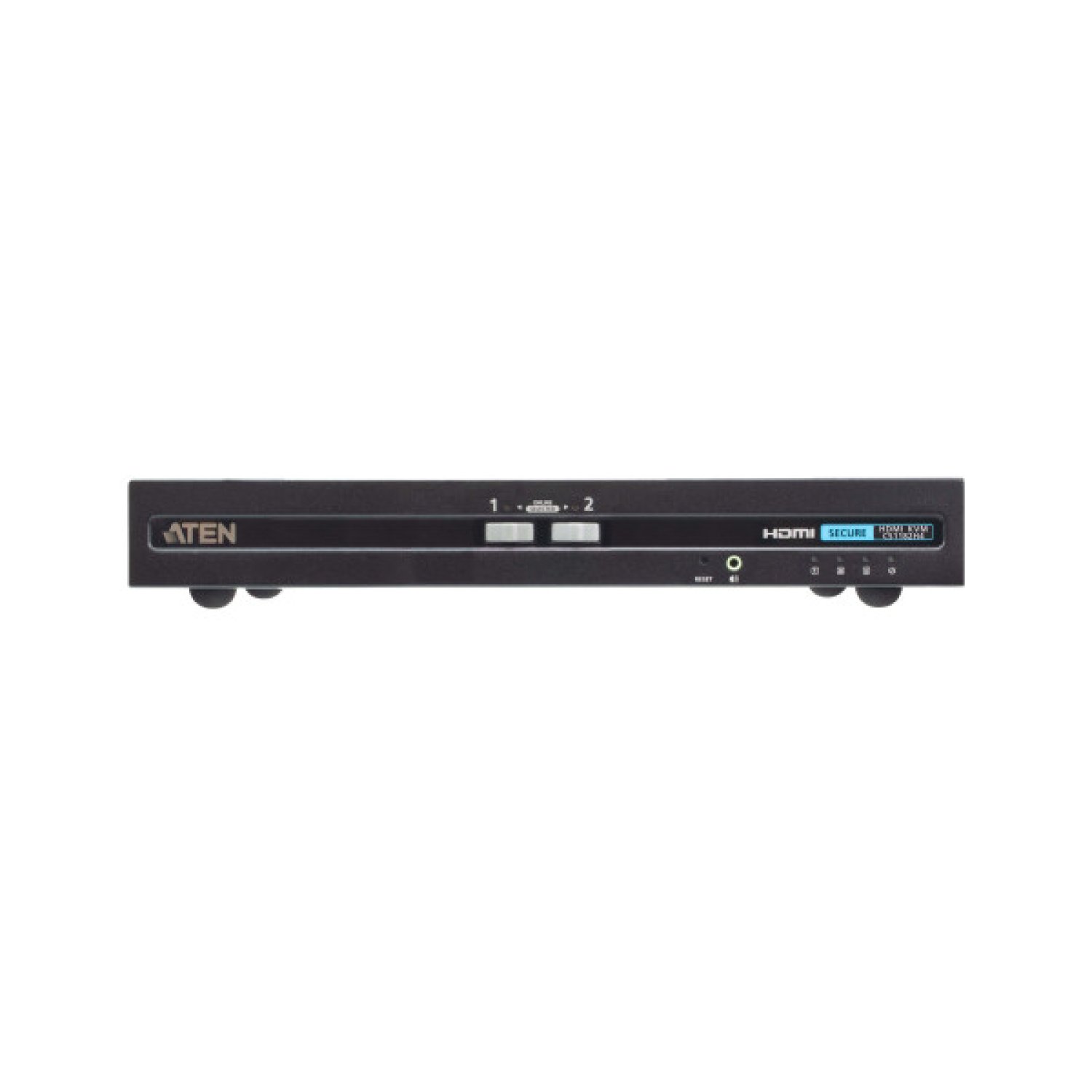 ATEN Switch KVM Seguridad Avanzada · 2 Puertos HDMI · USB · PSD PP v4.0