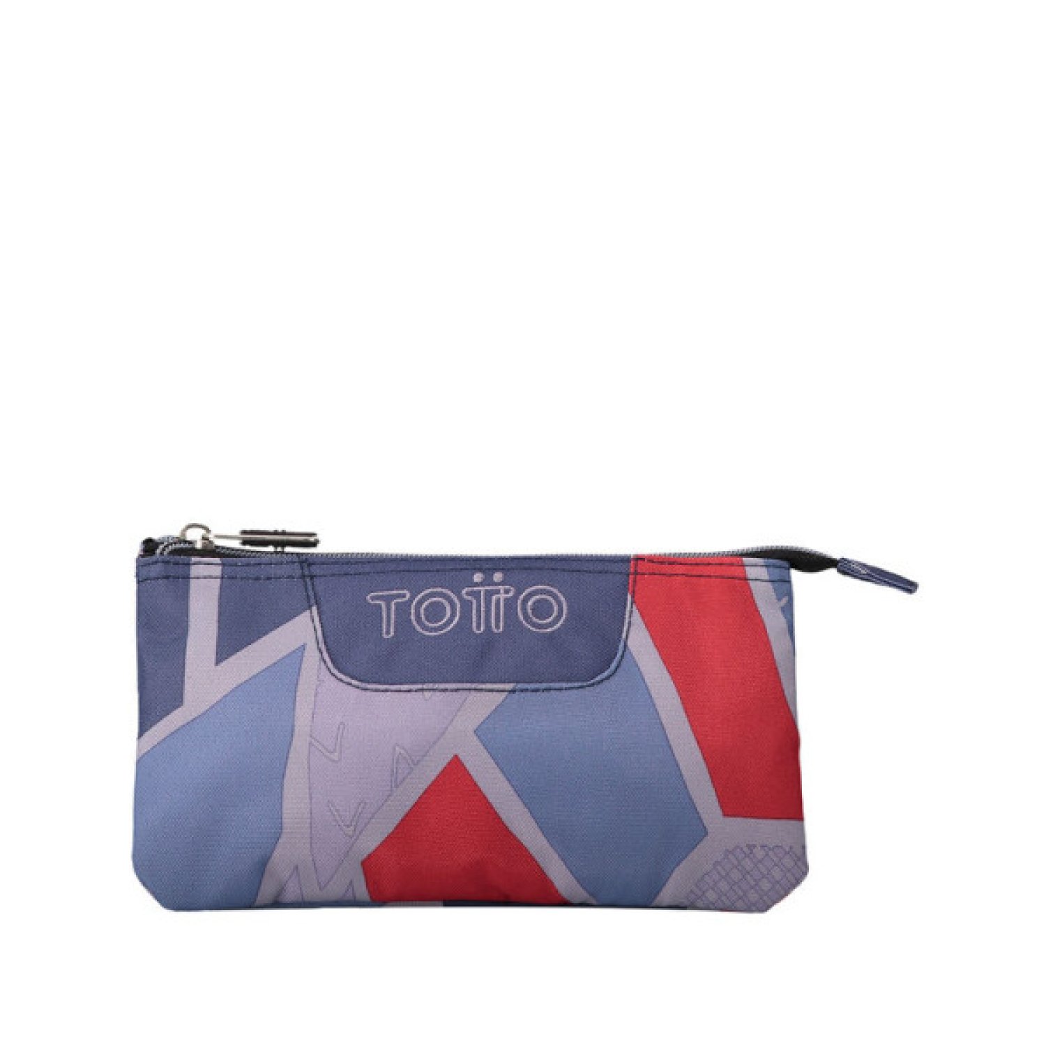 Totto · Estuche Tablero · Suave · Gris y Rojo