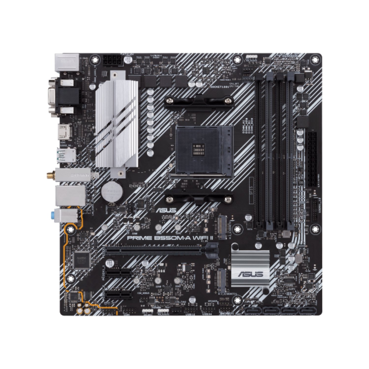 ASUS Prime B550M-A WiFi II · Placa Base · AMD AM4 · Micro ATX · B550
