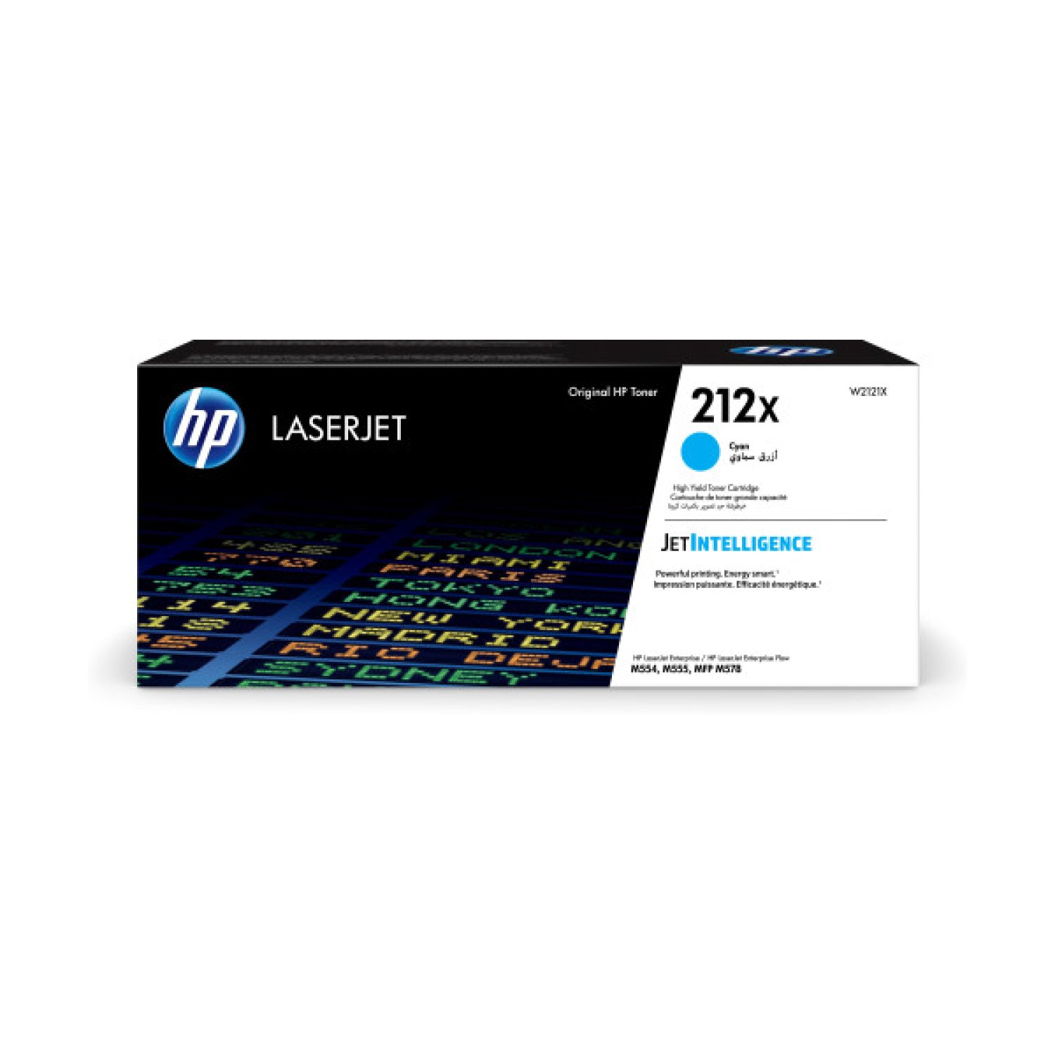 HP LaserJet 212X · Cartucho de Tóner Original · Cian Alta Capacidad