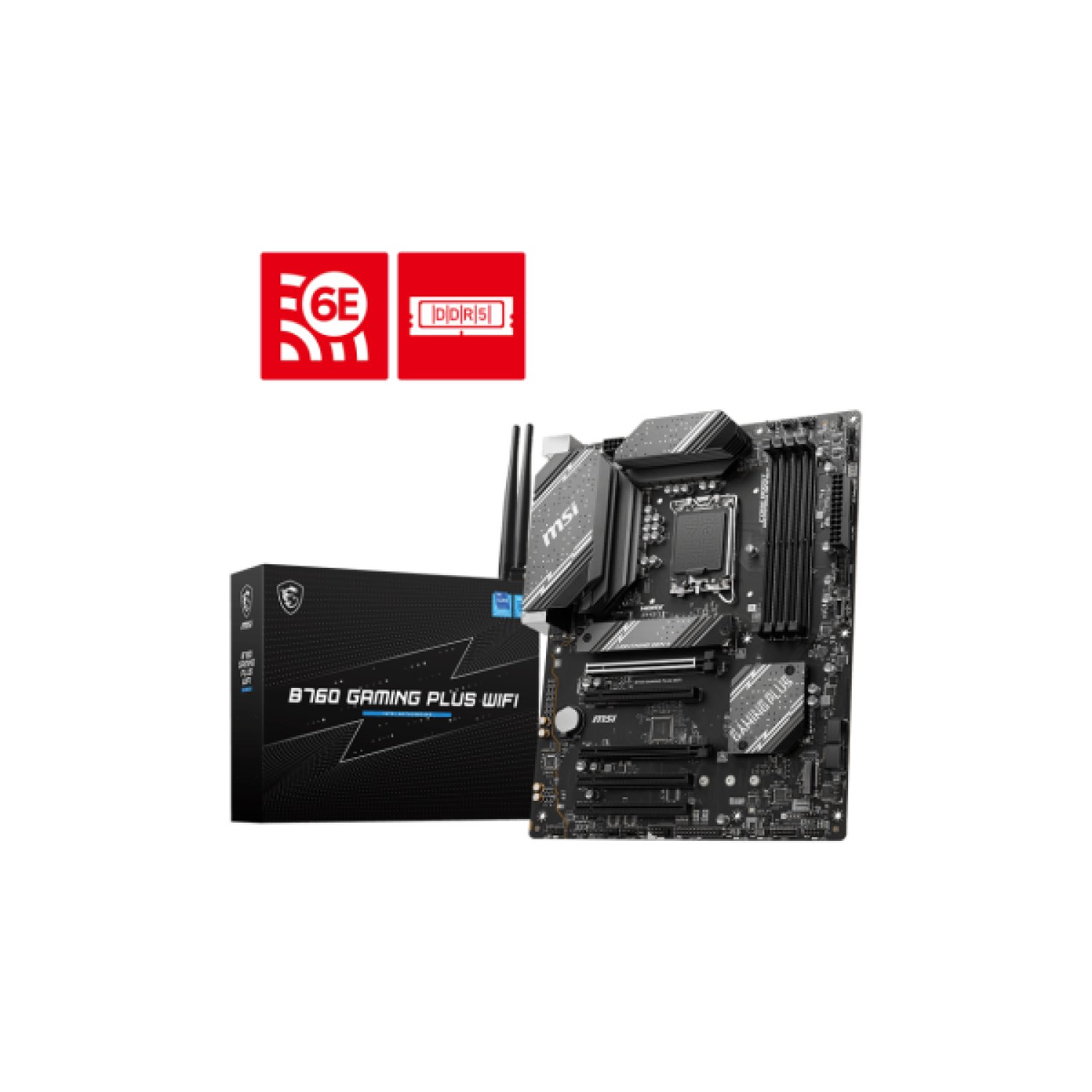 MSI B760 Gaming Plus WiFi · LGA 1700 · ATX · Intel B760