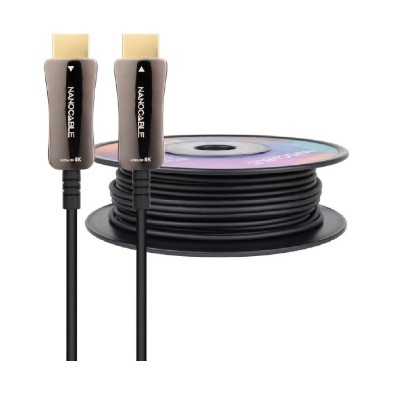 Nanocable Cable HDMI 2.1 AOC · 8K@60Hz · 4K@120Hz · 48Gbps · 30m