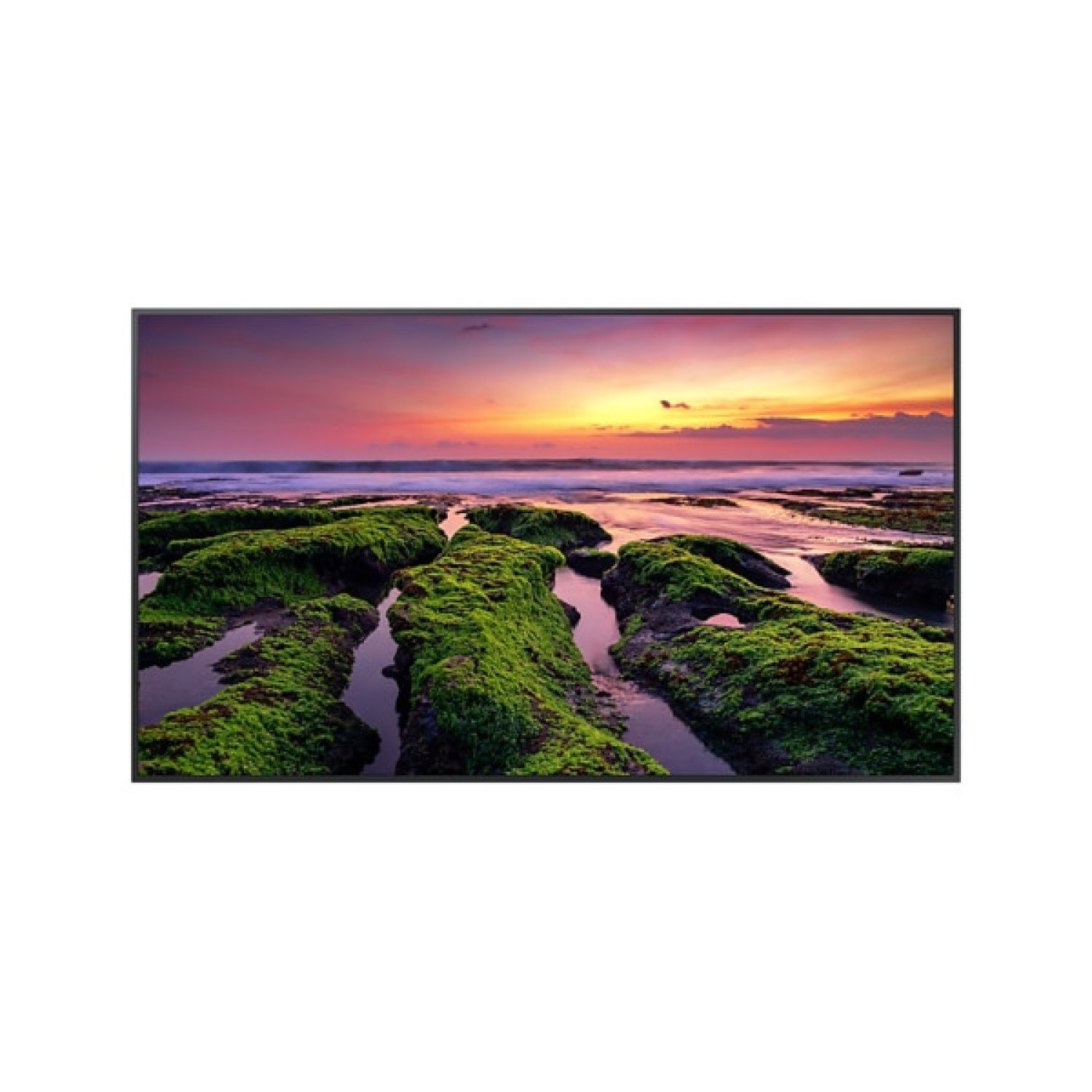 Samsung Display Professional · 55" UHD · 4K 3840x2160 · 350cd/m² · RJ45 · WiFi+BT · 16/7