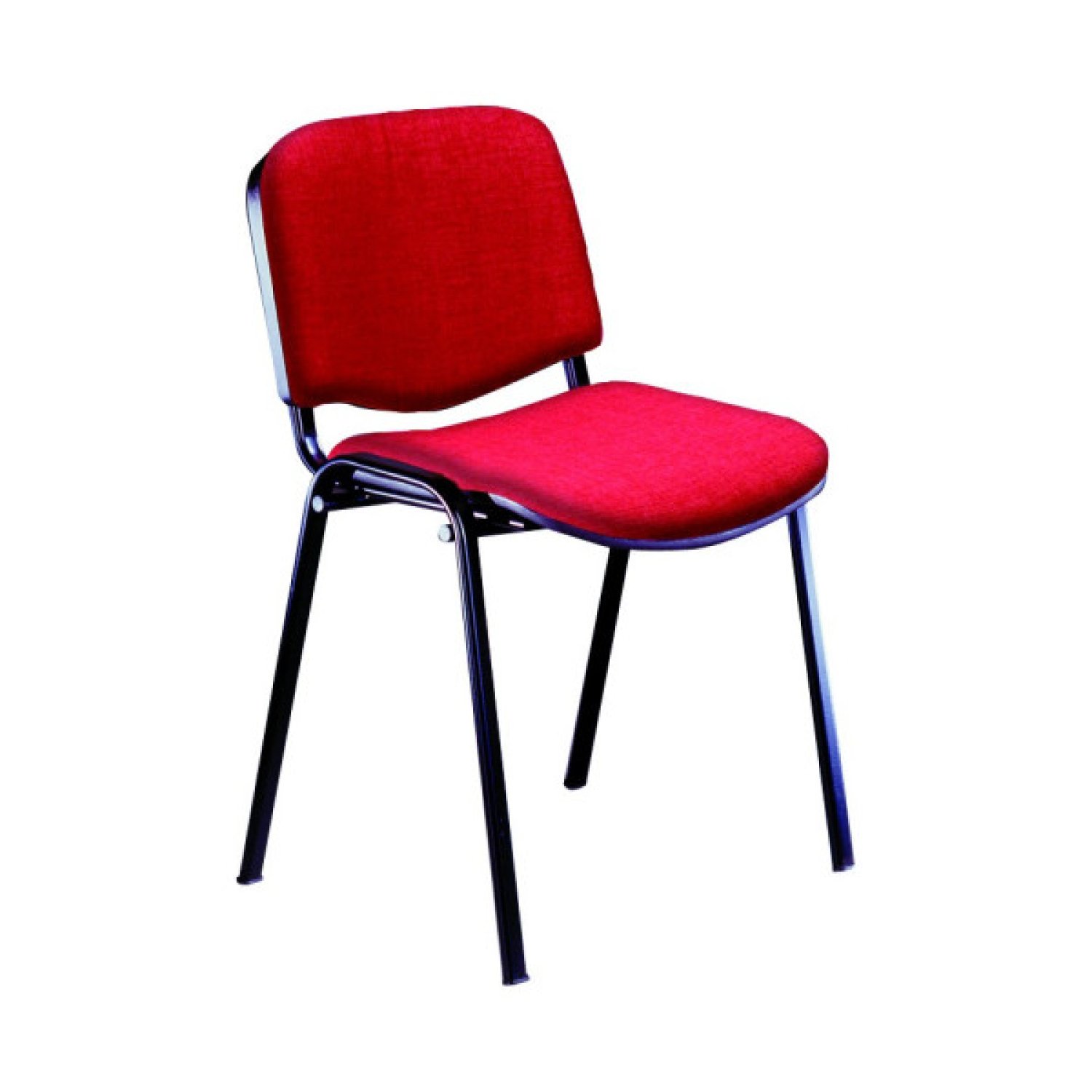 Silla Confidente Rodano · Tapizada Roja · Ruedas · Altura Regulable