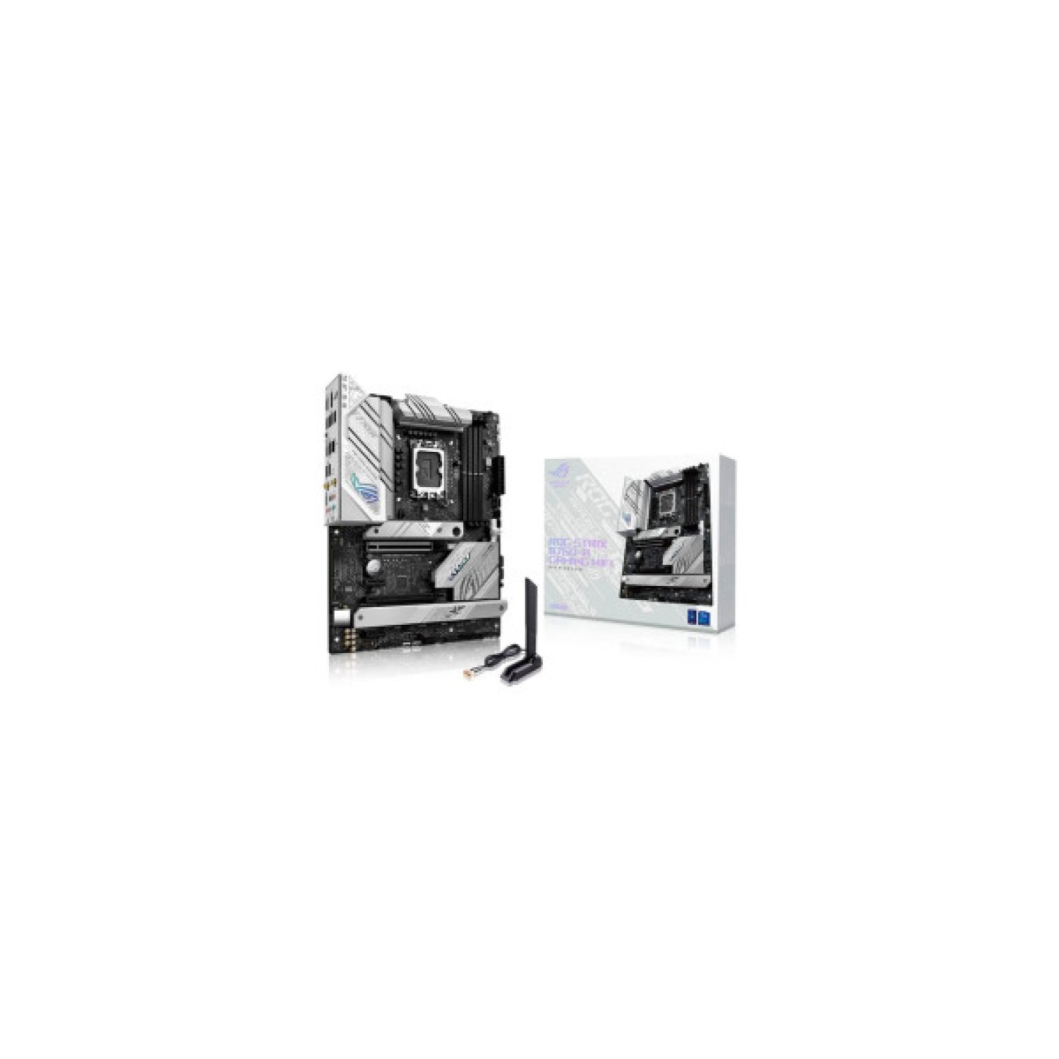 ASUS ROG Strix B760-A Gaming WiFi · Socket 1700 · 4 DDR5 · WiFi 6E · ATX