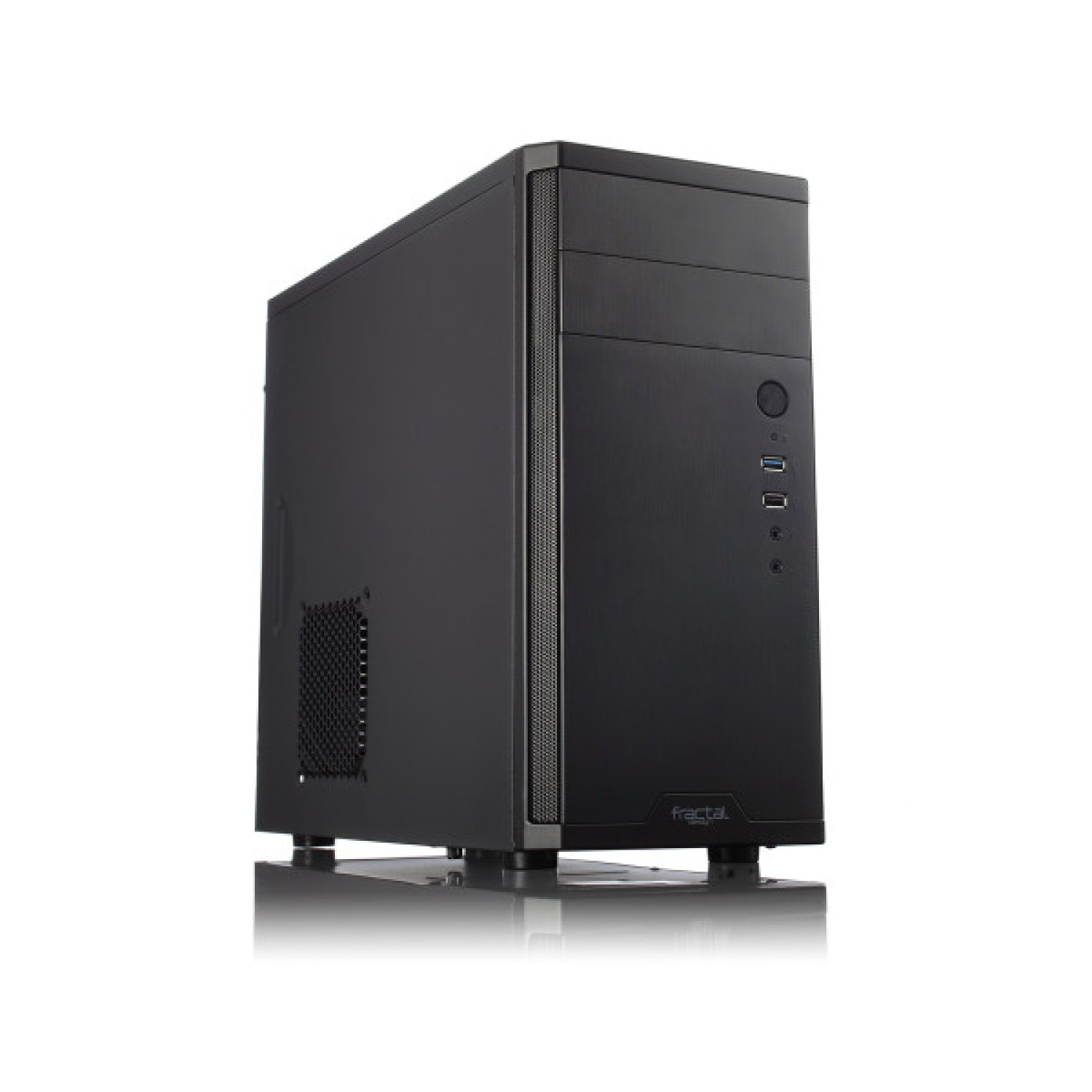 Fractal Design Core 1100 · Mini Torre · Caja ATX Compacta · Negro