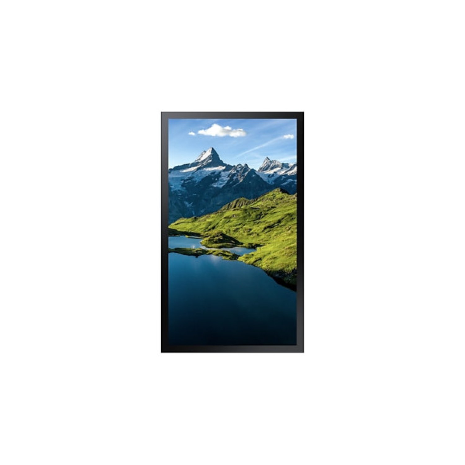 Samsung Monitor Outdoor · 75" FHD · 3500 CDM² · Operación 24/7 · Tizen 5.0