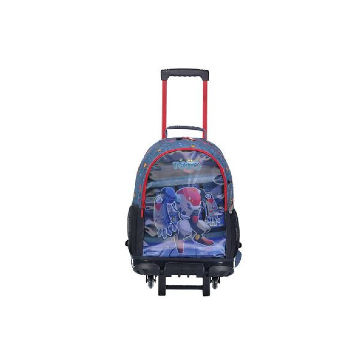 Totto Atlas · Mochila Escolar 3 Ruedas · Compartimento Portátil · Grande