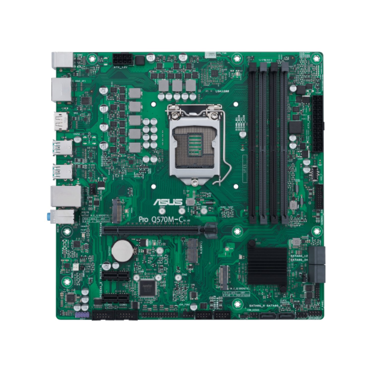 ASUS Pro Q570M-C · Placa Base Micro-ATX · Intel Q570 · LGA 1200
