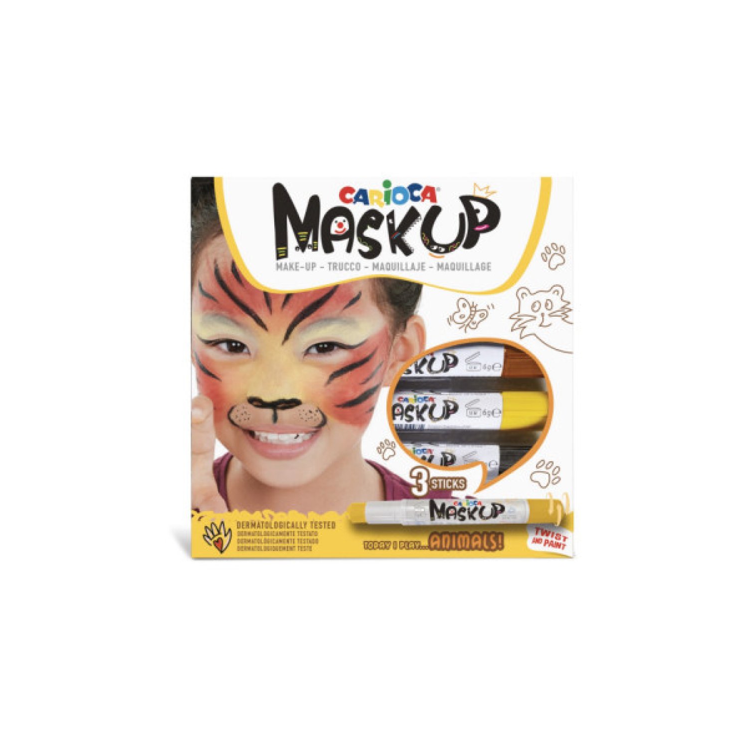 Carioca Mask Up Animals · Rotuladores · Set Infantil