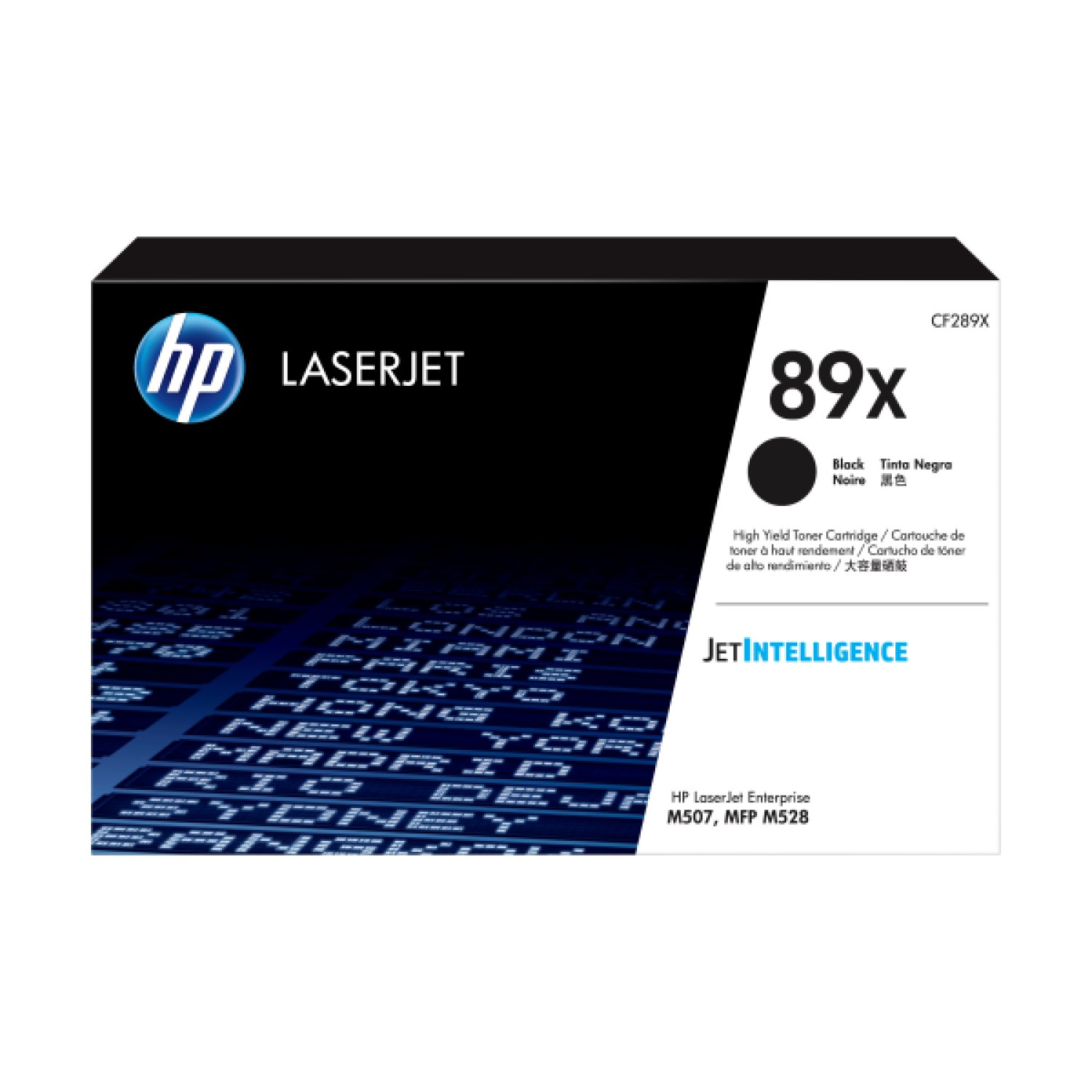 HP LaserJet · Cartucho Tóner 89X · Negro · Alta Capacidad