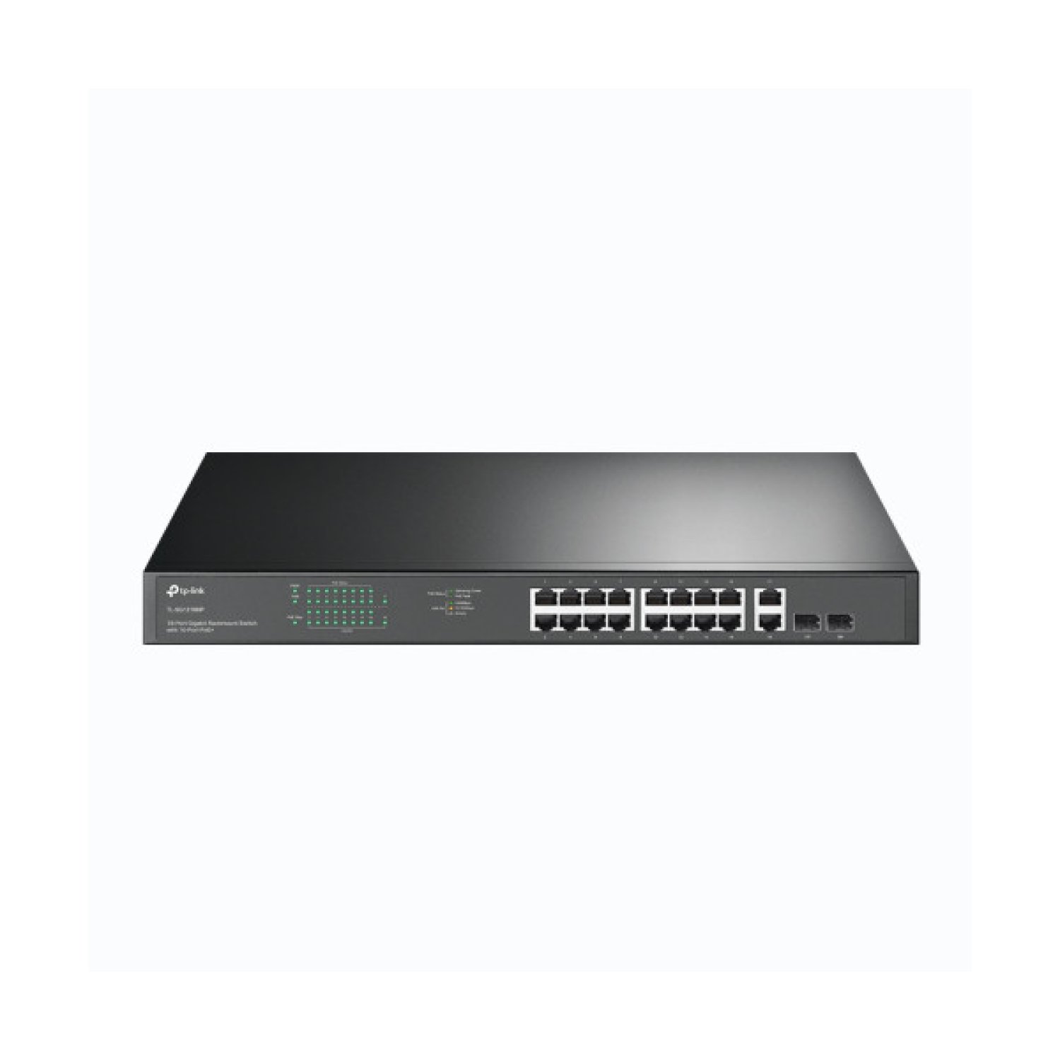 TP-Link TL-SG1218MP · Switch Gigabit Ethernet · 18 Puertos · PoE · Negro