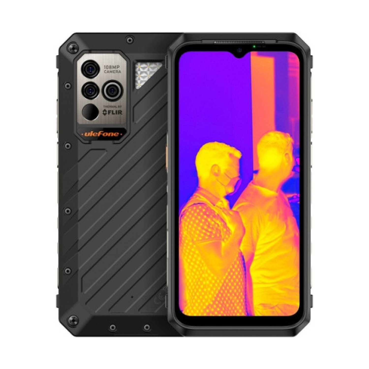 Ulefone Armor 19T · 6,58" FHD+ · 256GB ROM · 12GB RAM · 108MP · 9600mAh · IP68 · Negro
