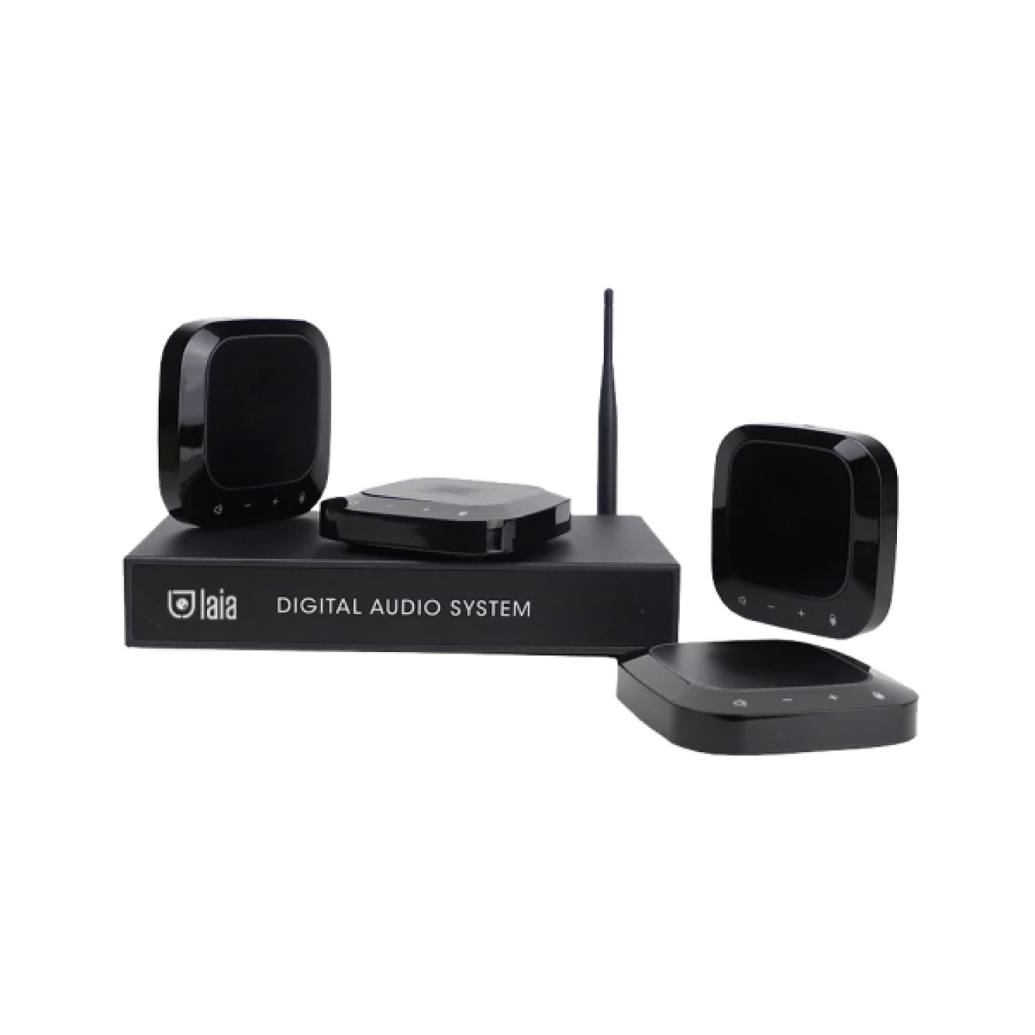 Laia Cute T-Pod Quad 22 · Sistema Audio USB · 4 Micrófonos WiFi · Salas Medianas-Grandes