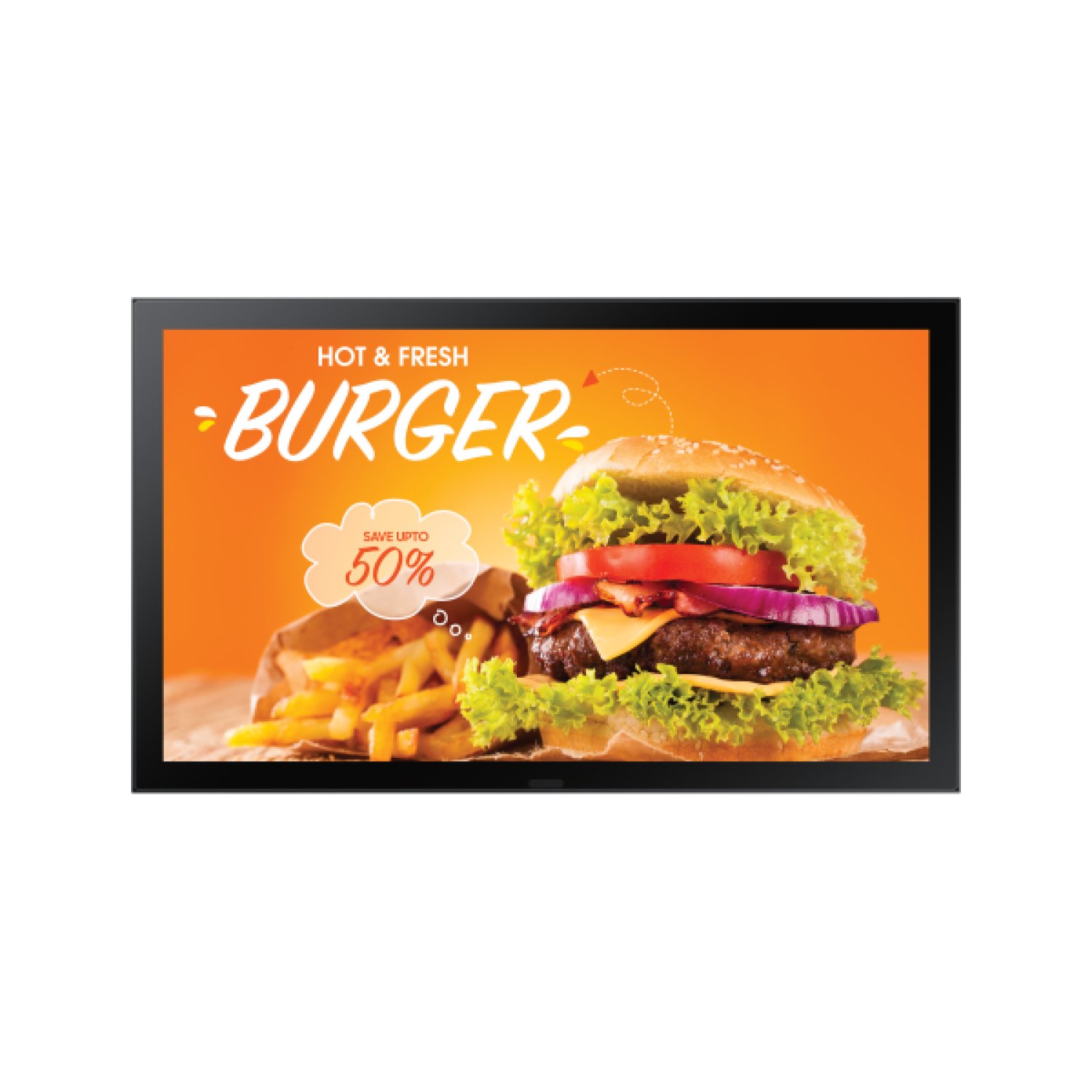 Samsung LH24OHBEBGBXEN · Pantalla Señalización Digital · 24" IPS · 1500 cd/m² · Full HD · WiFi · Tizen