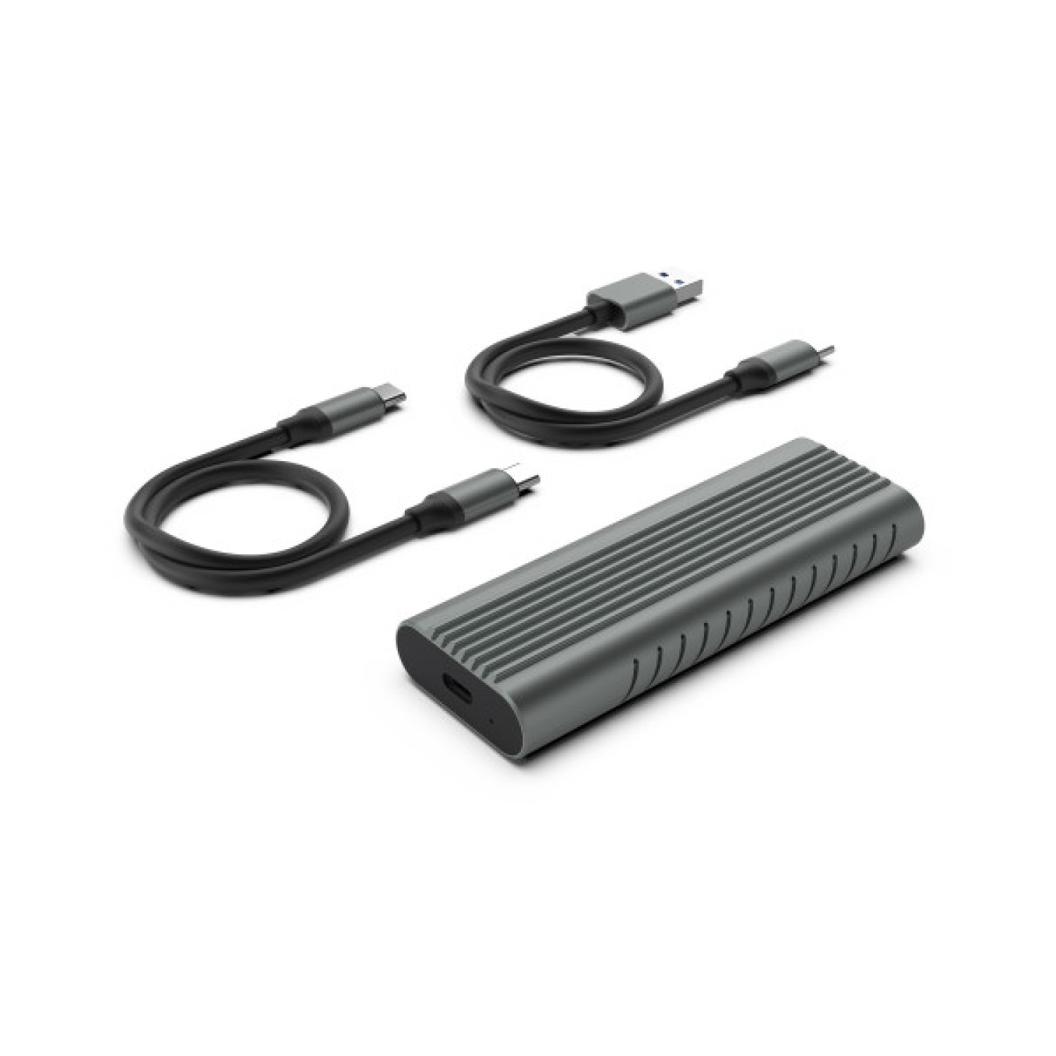 Ewent EW7025 · Caja Externa M.2 SSD · USB 3.1 · Gris