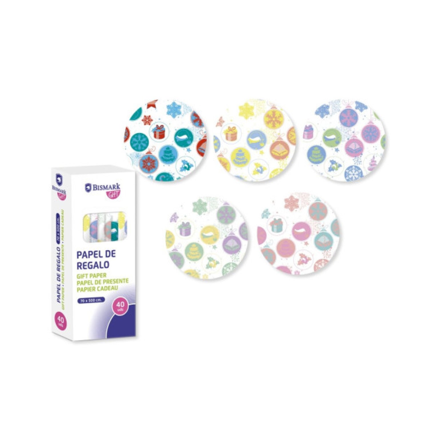 Bismark · Paleta de Pintura · Papel · 40 Compartimentos