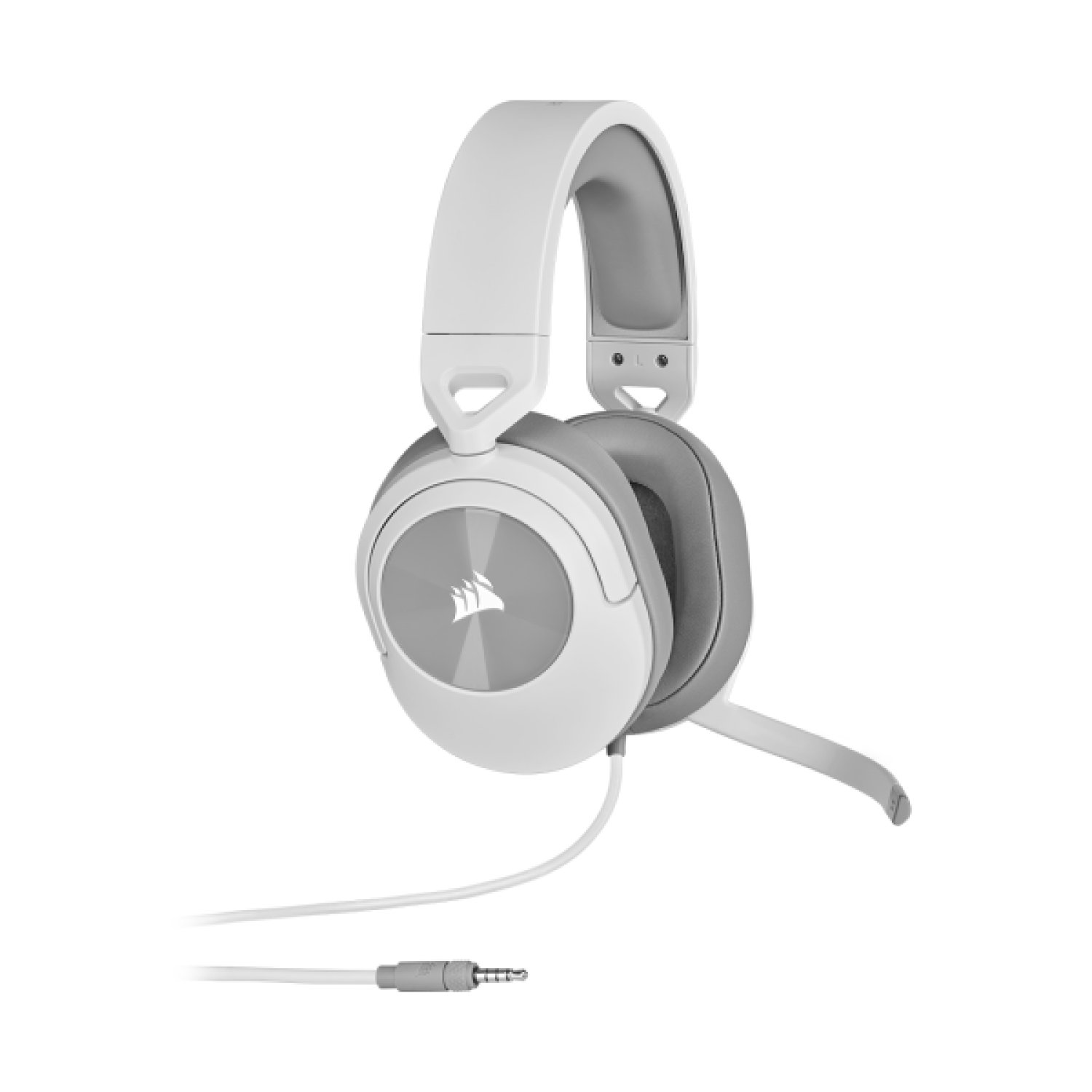 Corsair HS55 Stereo · Auriculares Alámbricos Gaming · Color Blanco