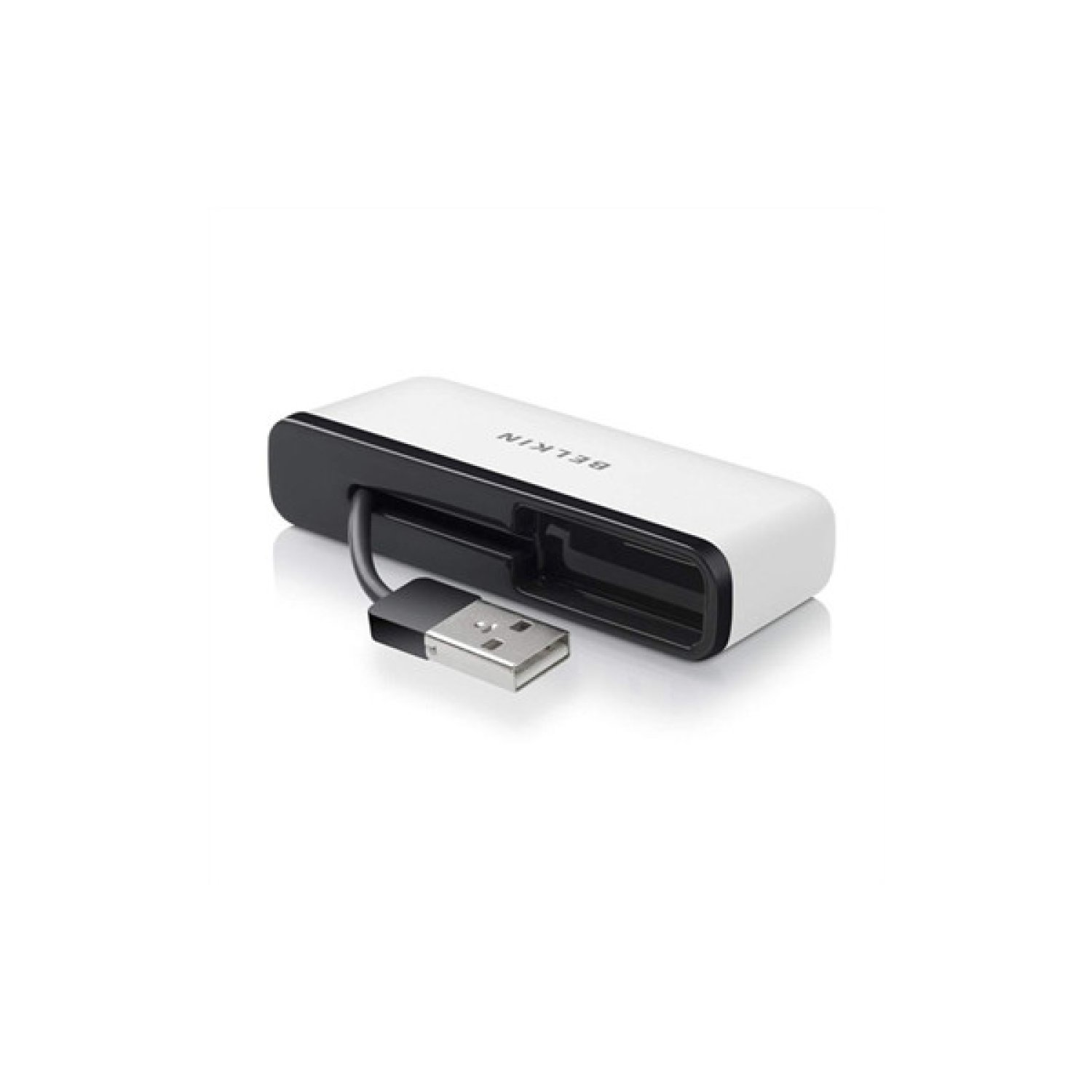 Belkin F4U021BT · Hub USB · 480 Mbit/s · Negro/Blanco