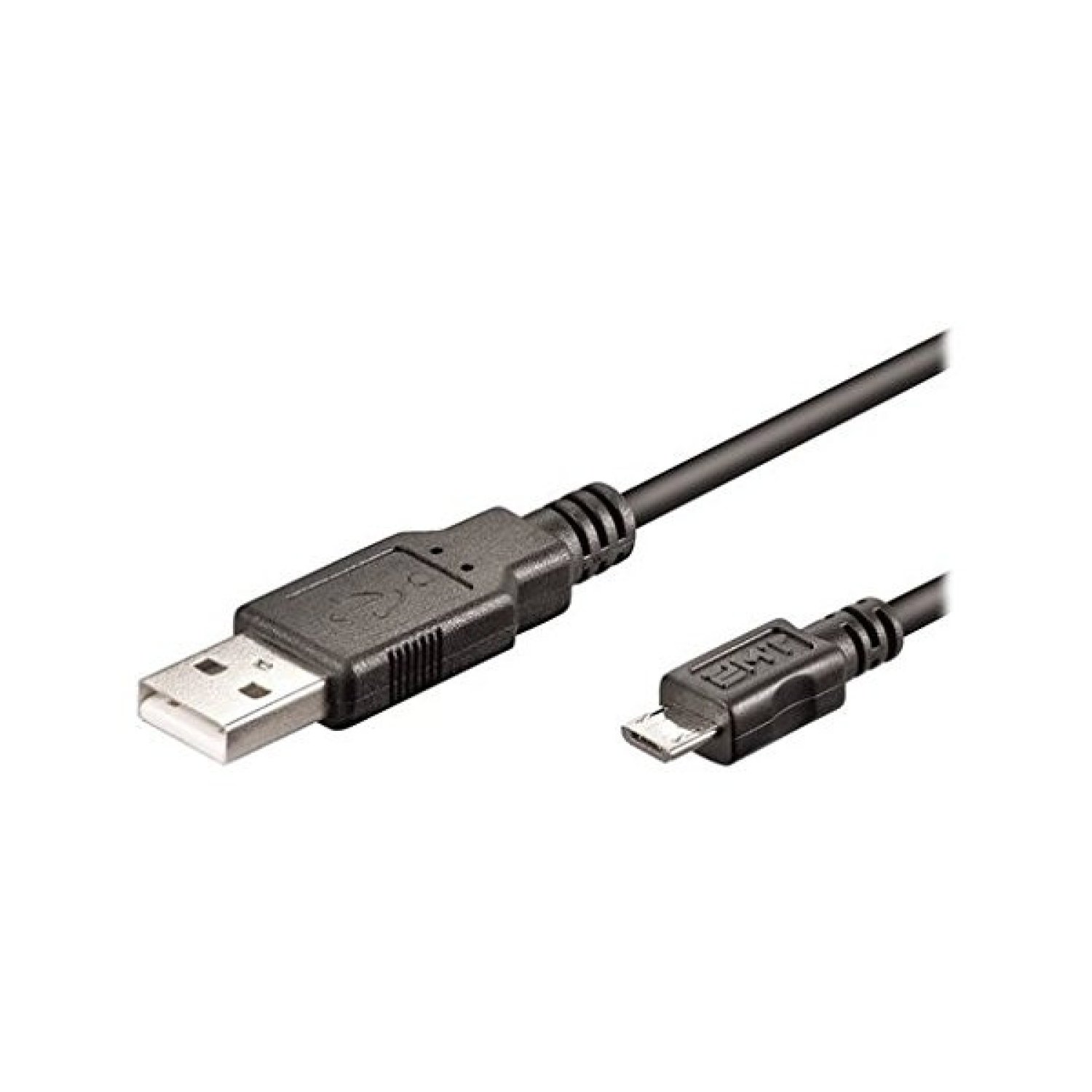 Ewent · Cable USB 2.0 · Micro-USB a USB-A · 1 m · Negro