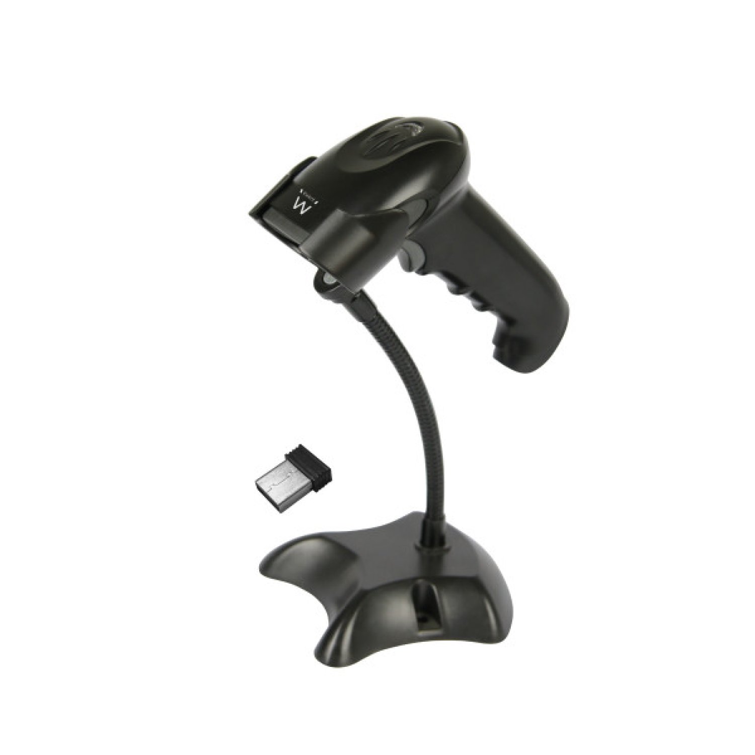 Ewent EW3431 · Lector Códigos Barras Portátil · 1D/2D · LED · Negro