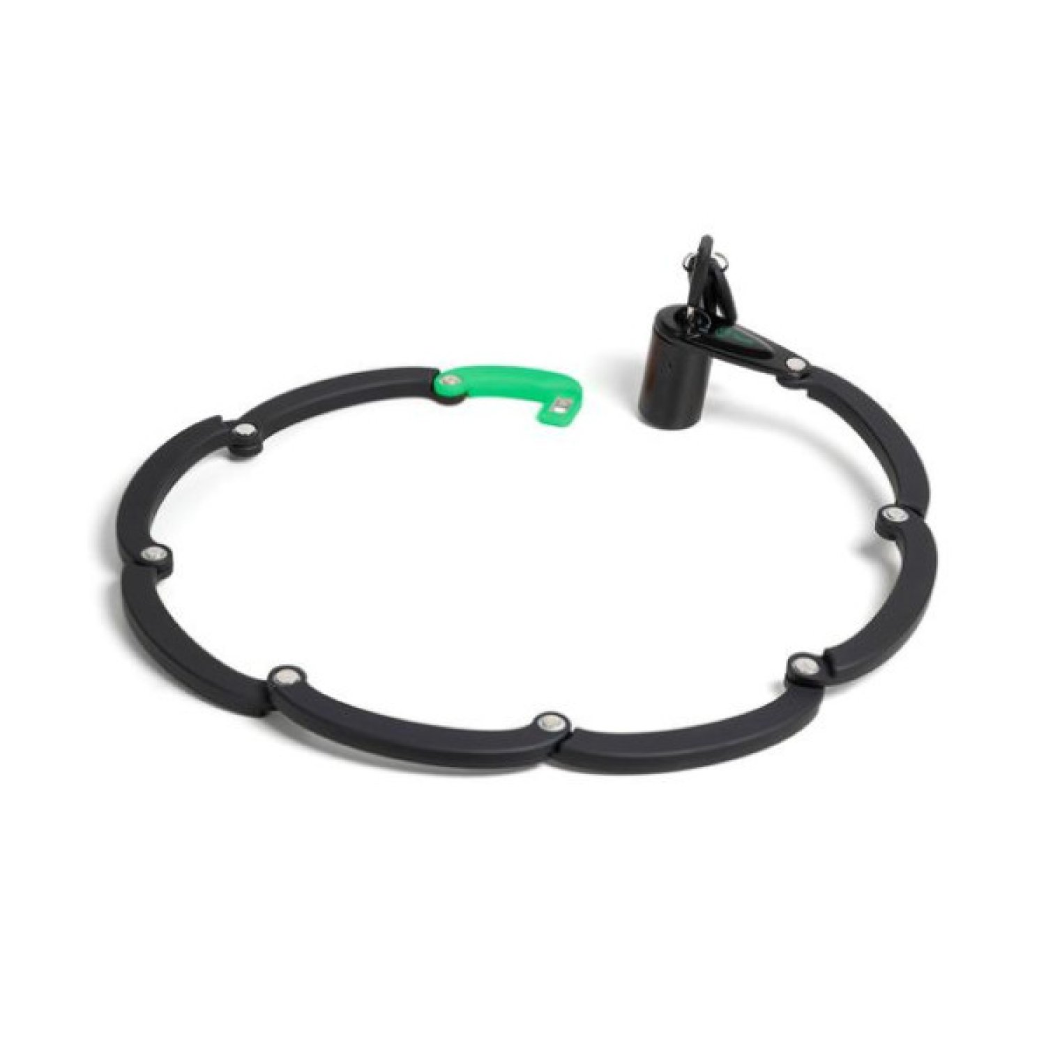 Youin · Candado Aluminio Plegable Oval · Lámpara LED Trasera