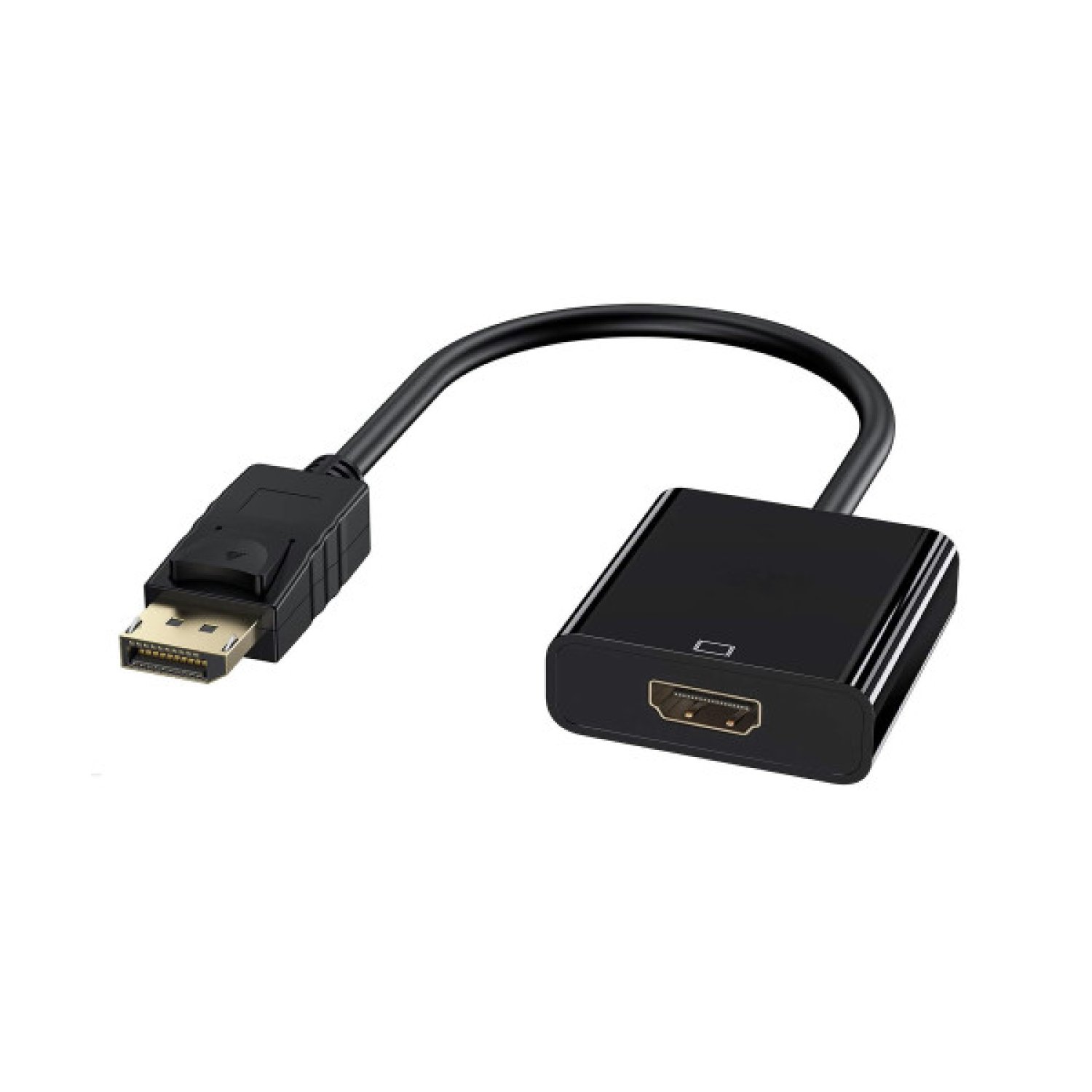 Ewent EC1455 · Adaptador DisplayPort a HDMI · 0,15m · Negro