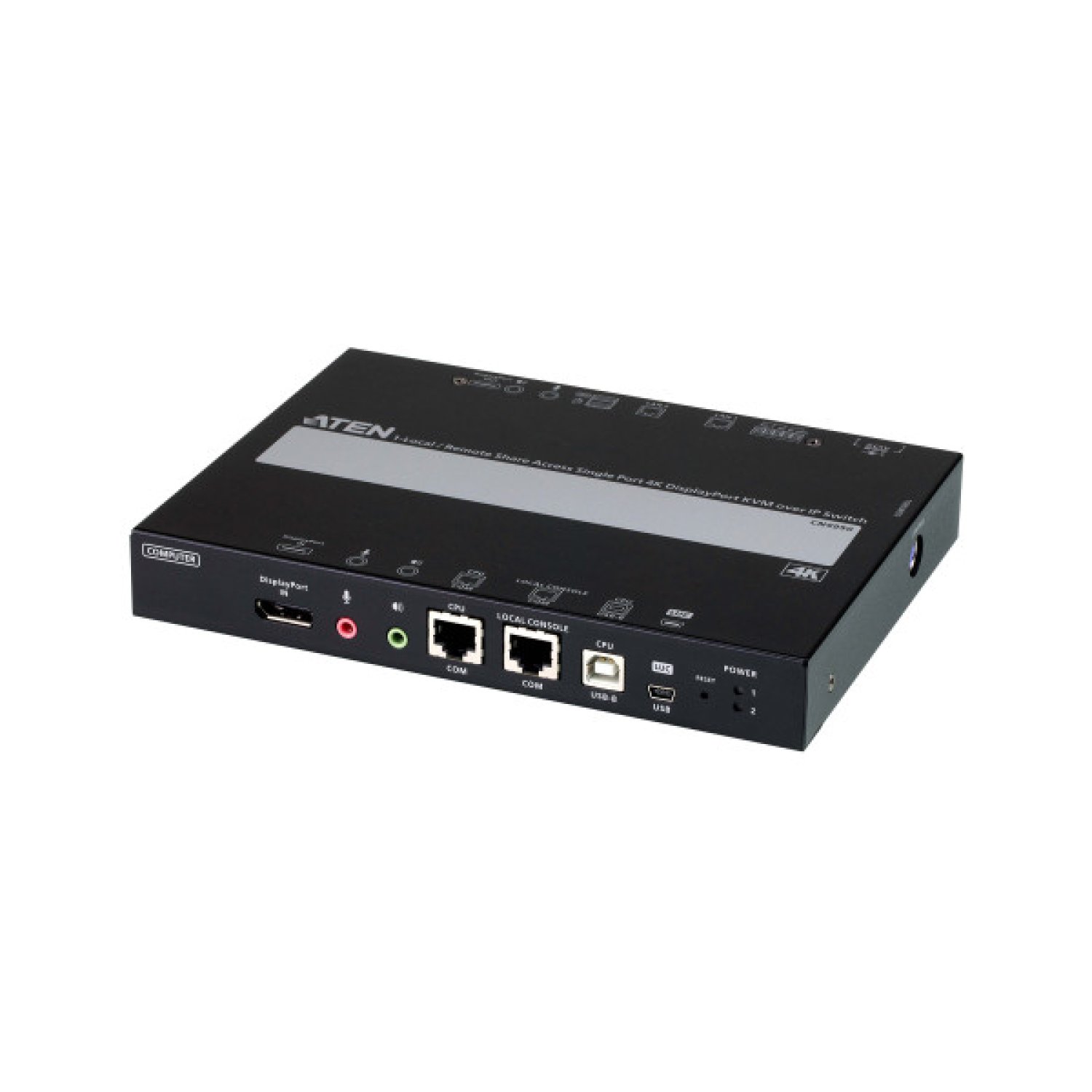 Aten · Switch KVM IP · DisplayPort 4K · Acceso Local/Remoto
