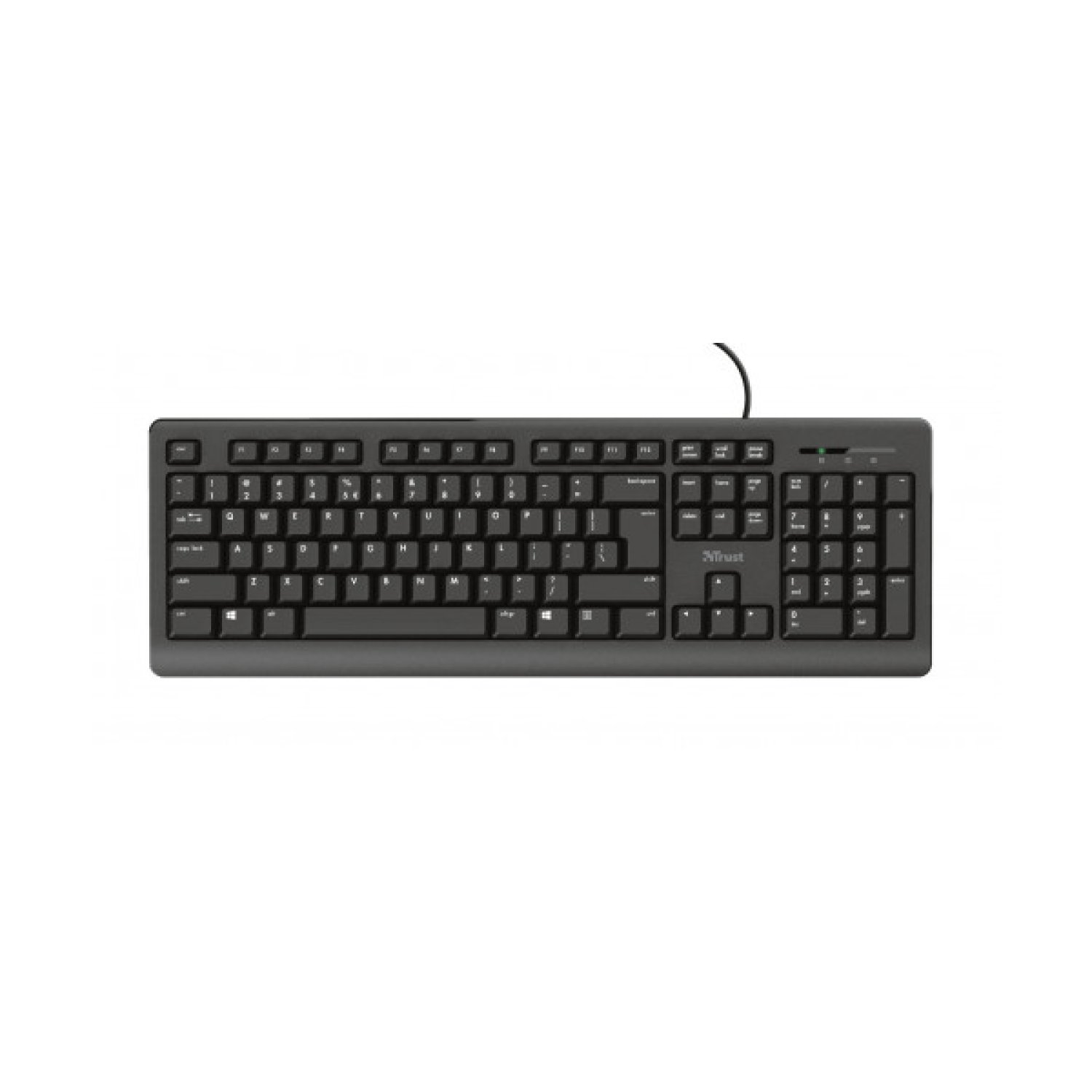 Trust Primo · Teclado USB QWERTY · Español · Negro