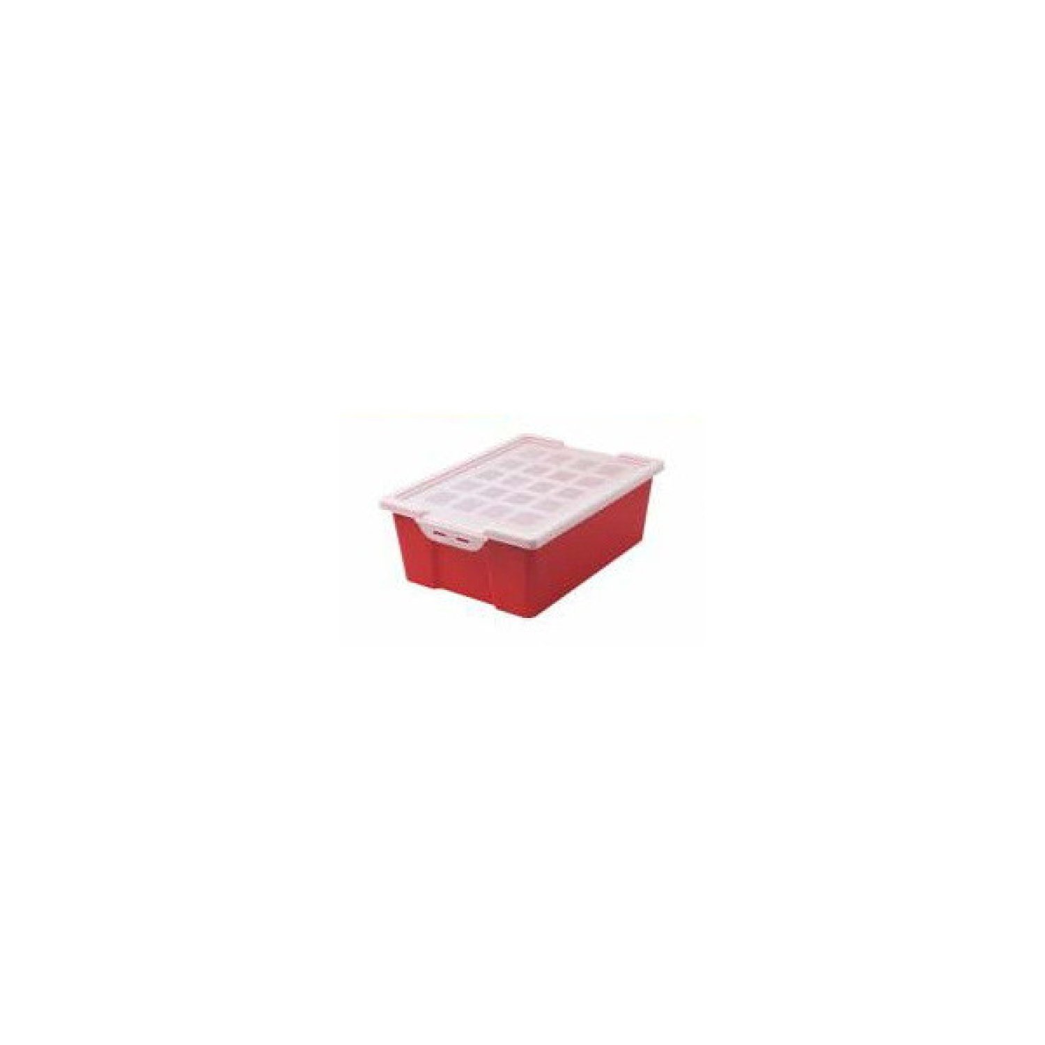 Faibo · Cubeta Grande con Tapa · Rojo