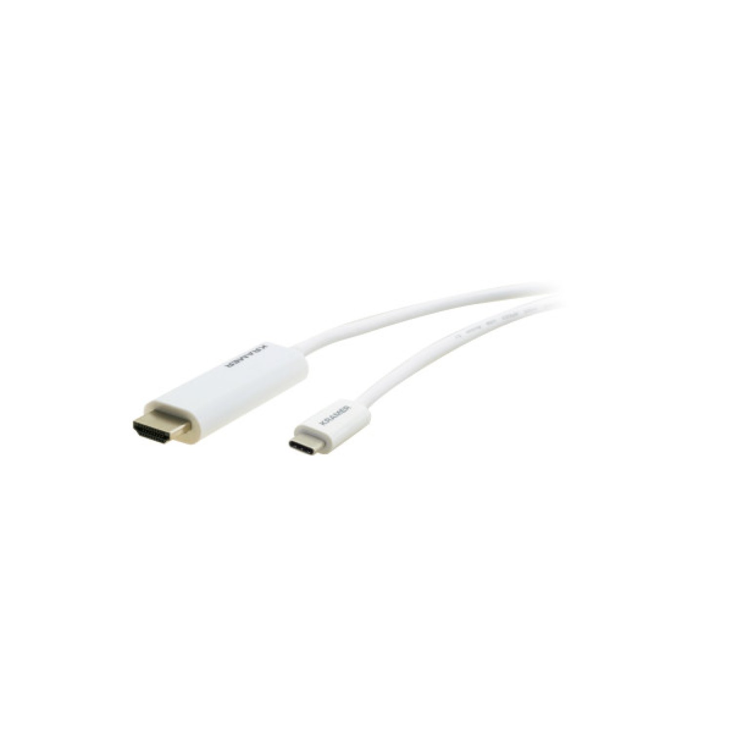 Kramer · Adaptador HDMI · 4,6m · USB-C a HDMI · Blanco