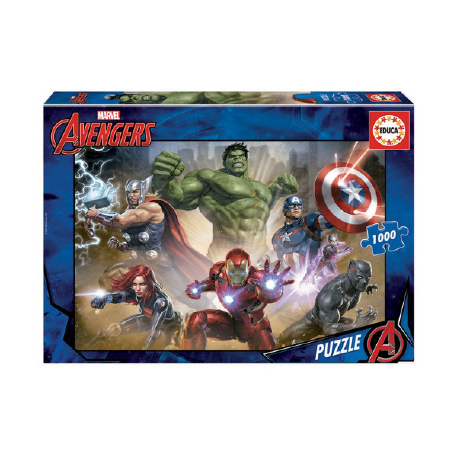 Educa Avengers · Puzle 1000 Piezas · Superhéroes Marvel
