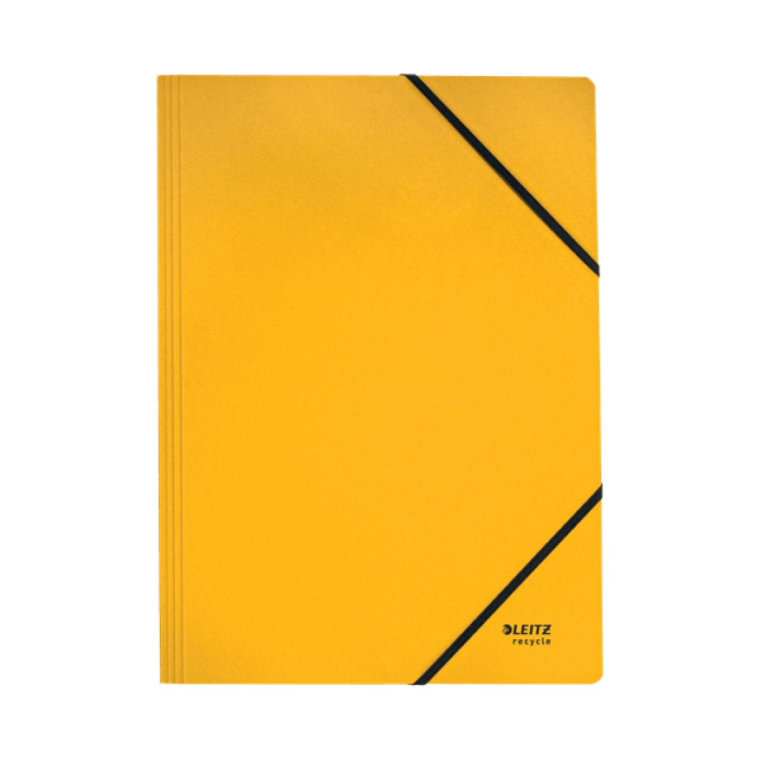 Leitz · Carpeta Cartón A4 · 100% Reciclado · Amarillo · Con Gomas
