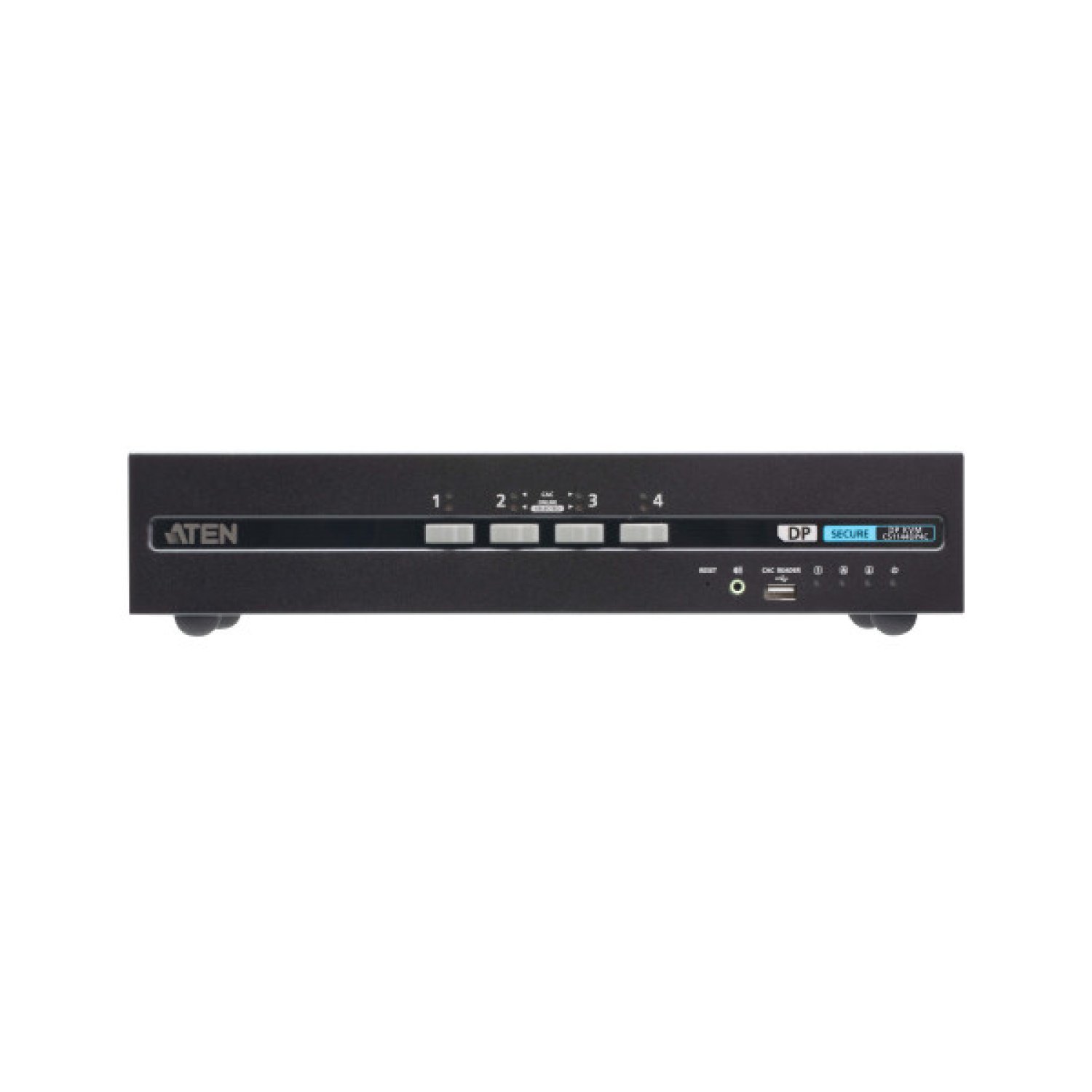 ATEN Switch KVM · DisplayPort Dual · 4 Puertos USB · Seguridad Avanzada CAC