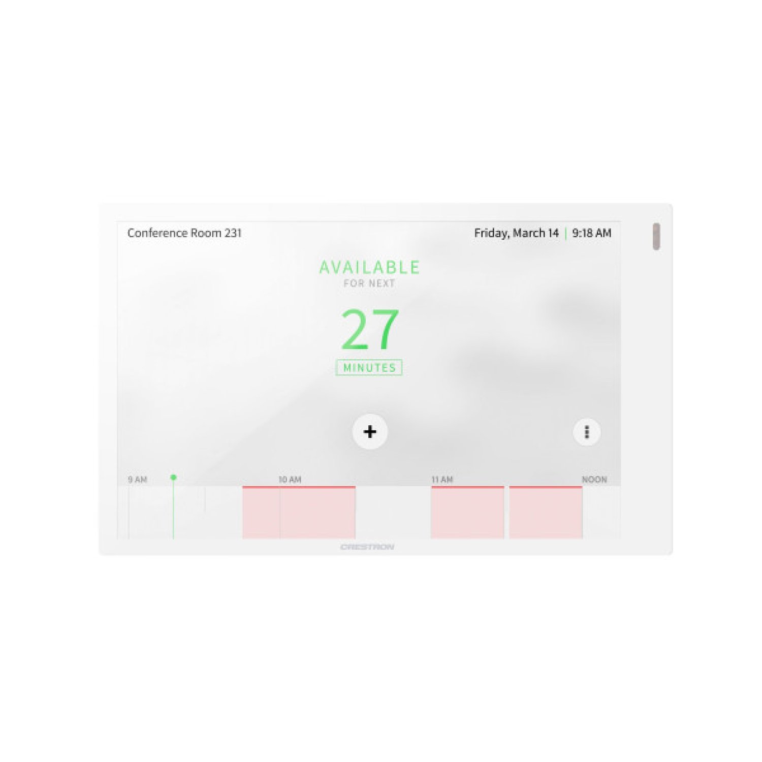 Crestron TSS-770-W-S · Pantalla Táctil 7" · 1280x800 · Blanca