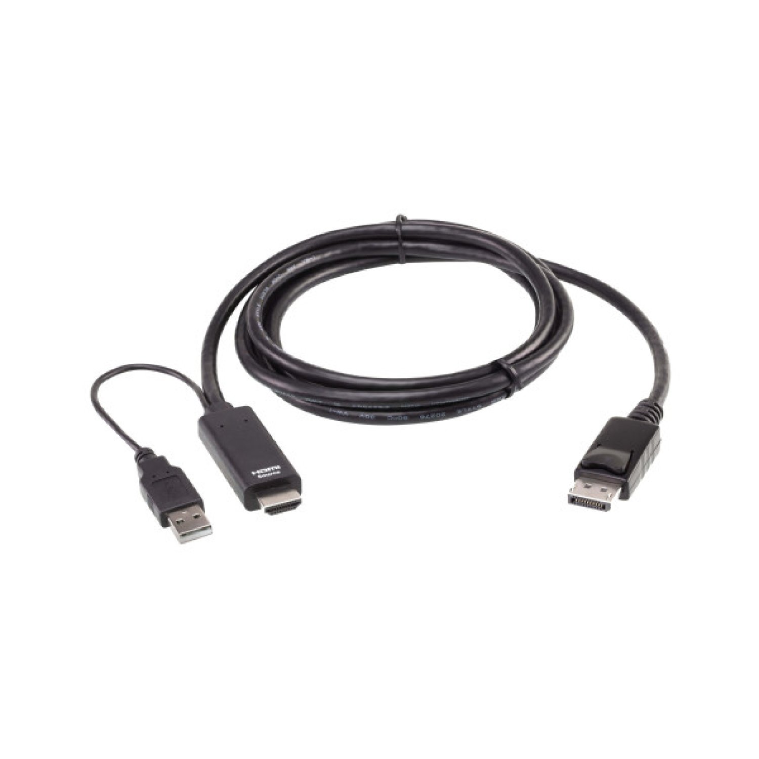 Aten Conversor HDMI a DisplayPort · 4K · 1,8m