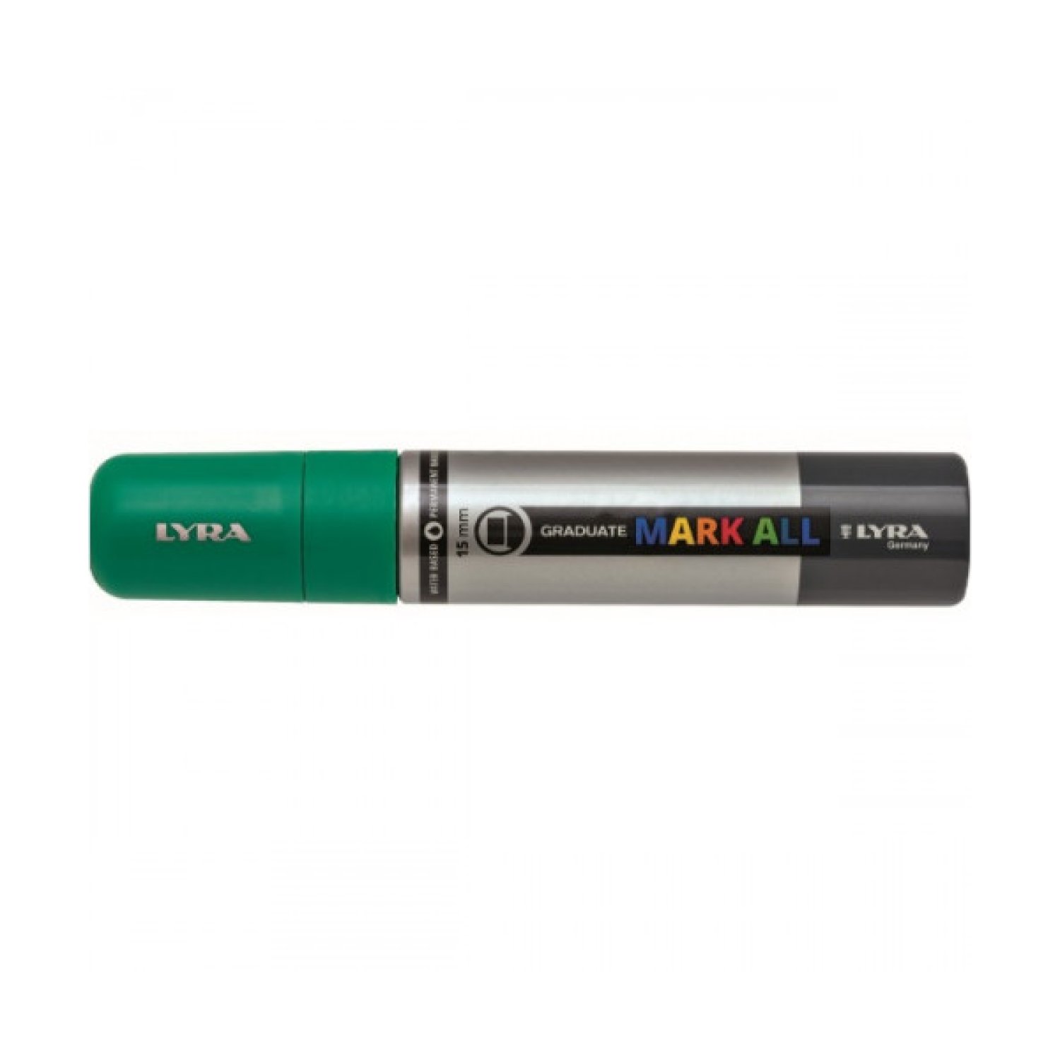 Lyra Groove · Marcador Permanente · Verde Esmeralda · Punta 15mm
