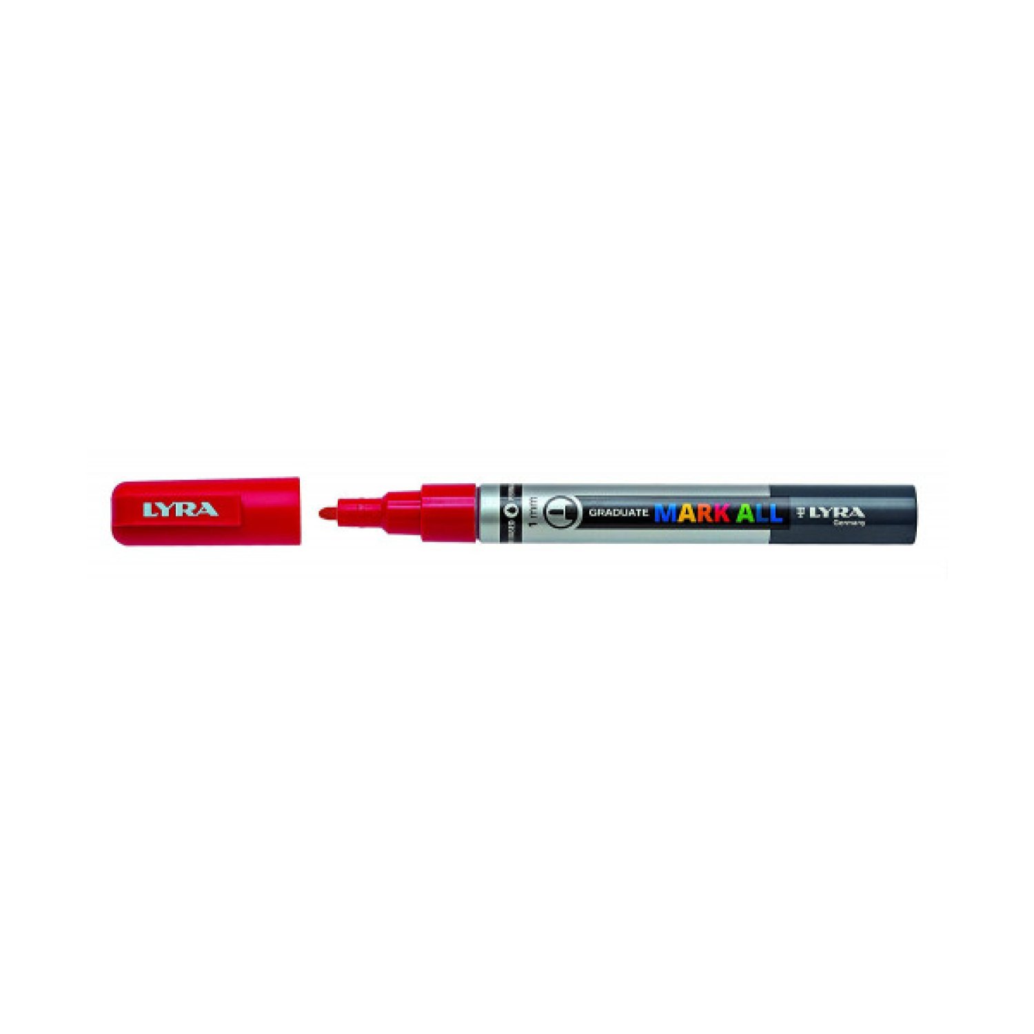 Lyra Groove · Marcador Permanente · Rojo · Punta 1 mm