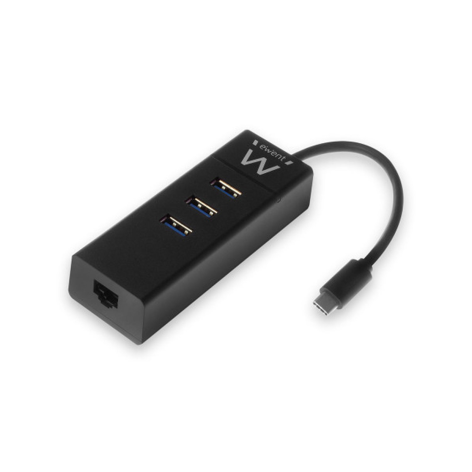 Ewent EW1141 · Hub USB-C 3.2 Gen 1 · 5000 Mbit/s · Negro