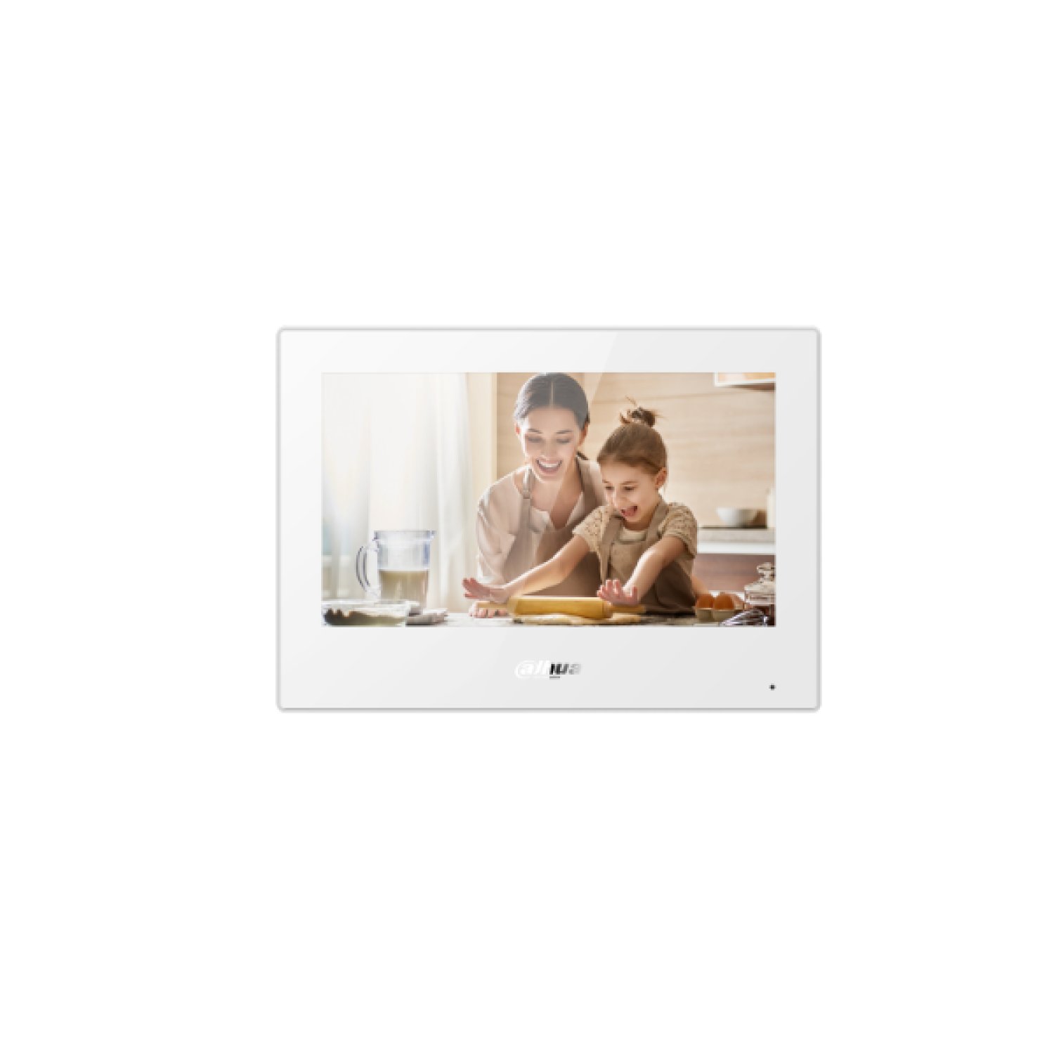Dahua Monitor Android · Videoportero IP · 7" Táctil · WiFi · POE · Alarma · Blanco