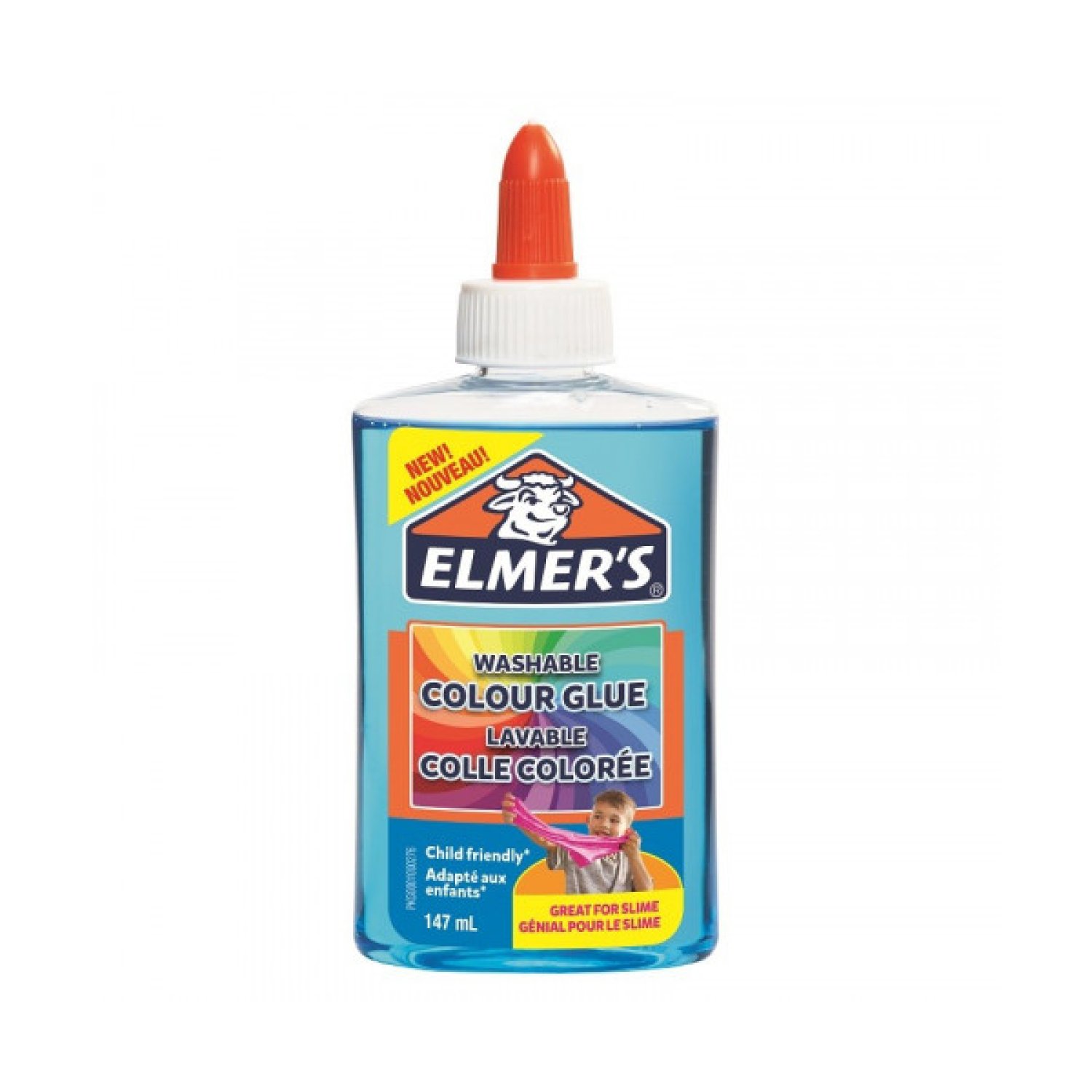 Elmer's · Bote de Cola · 147ml · Azul Translúcido