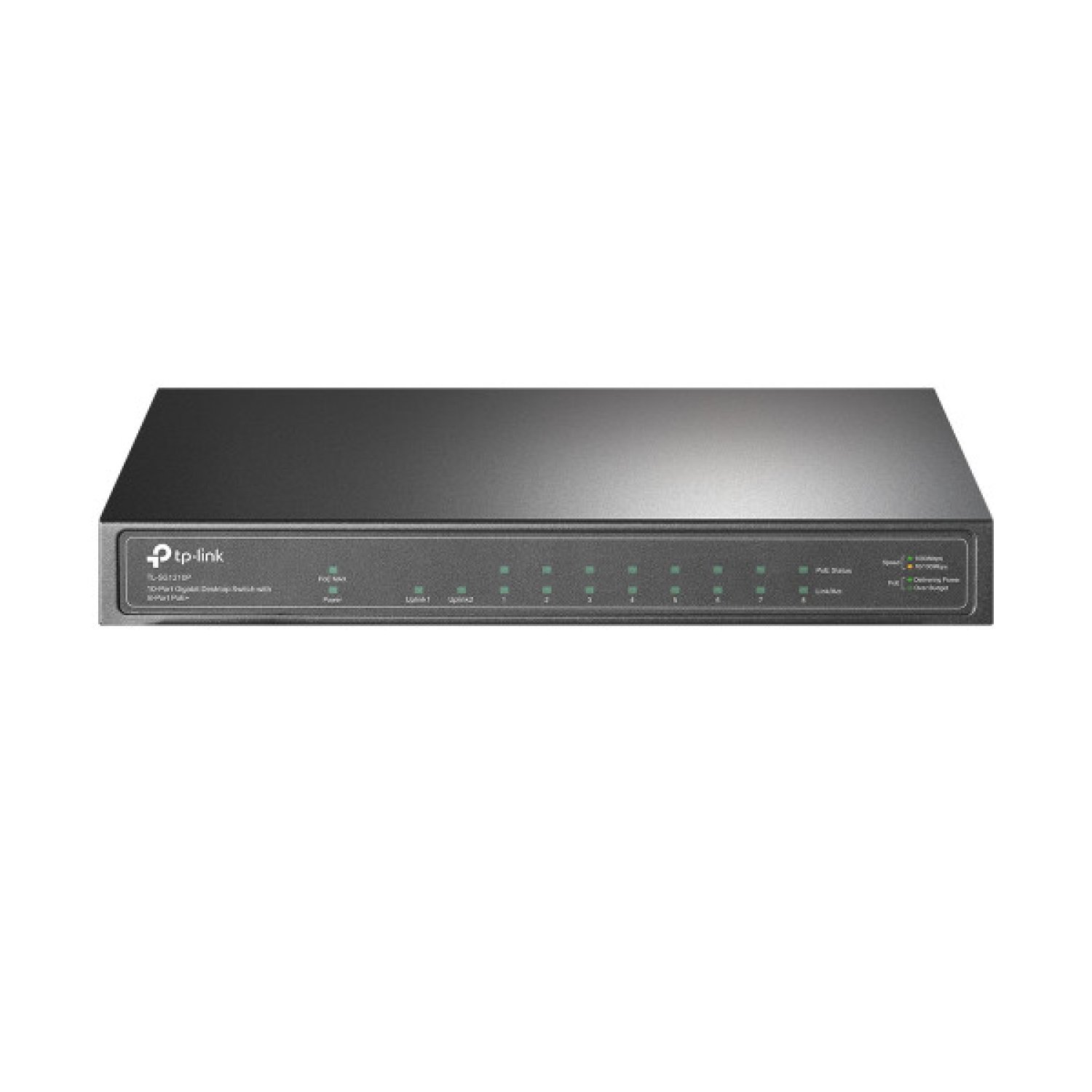 TP-Link TL-SG1210P · Switch Gigabit · 12 Puertos · PoE · Gris