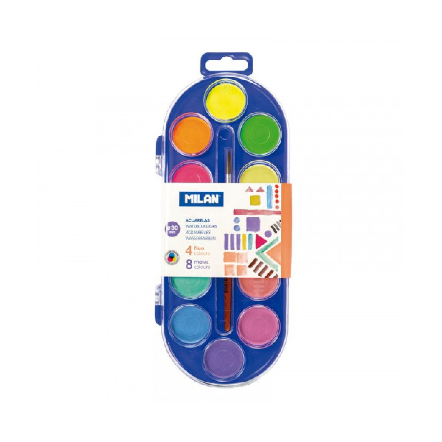 Milan · Pintura Acrílica · 12 Colores · Base de Agua
