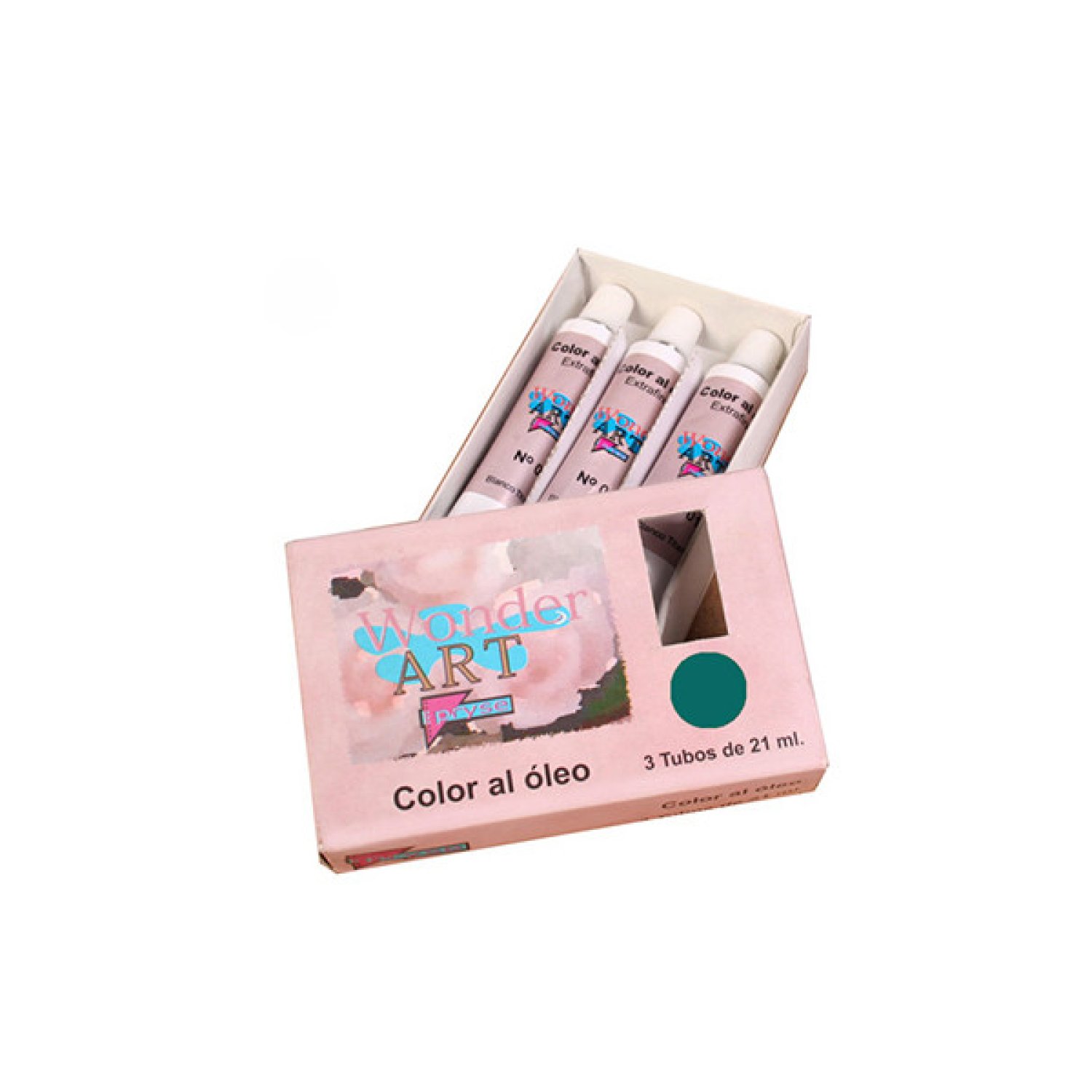 Óleos Wonder Art Pryse · 3 Tubos 21ml · Nº.46 Esmeralda