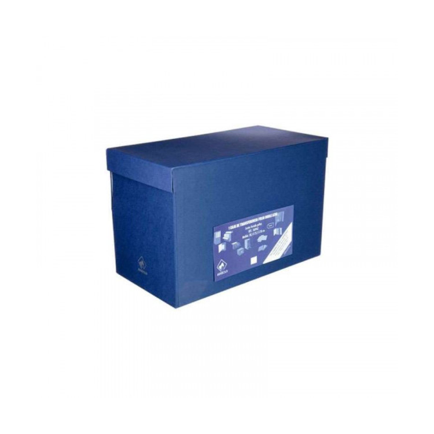 Mariola · Caja de Transferencia Folio Doble · 39x25,5x20 cm · Cartón Forrado · Azul