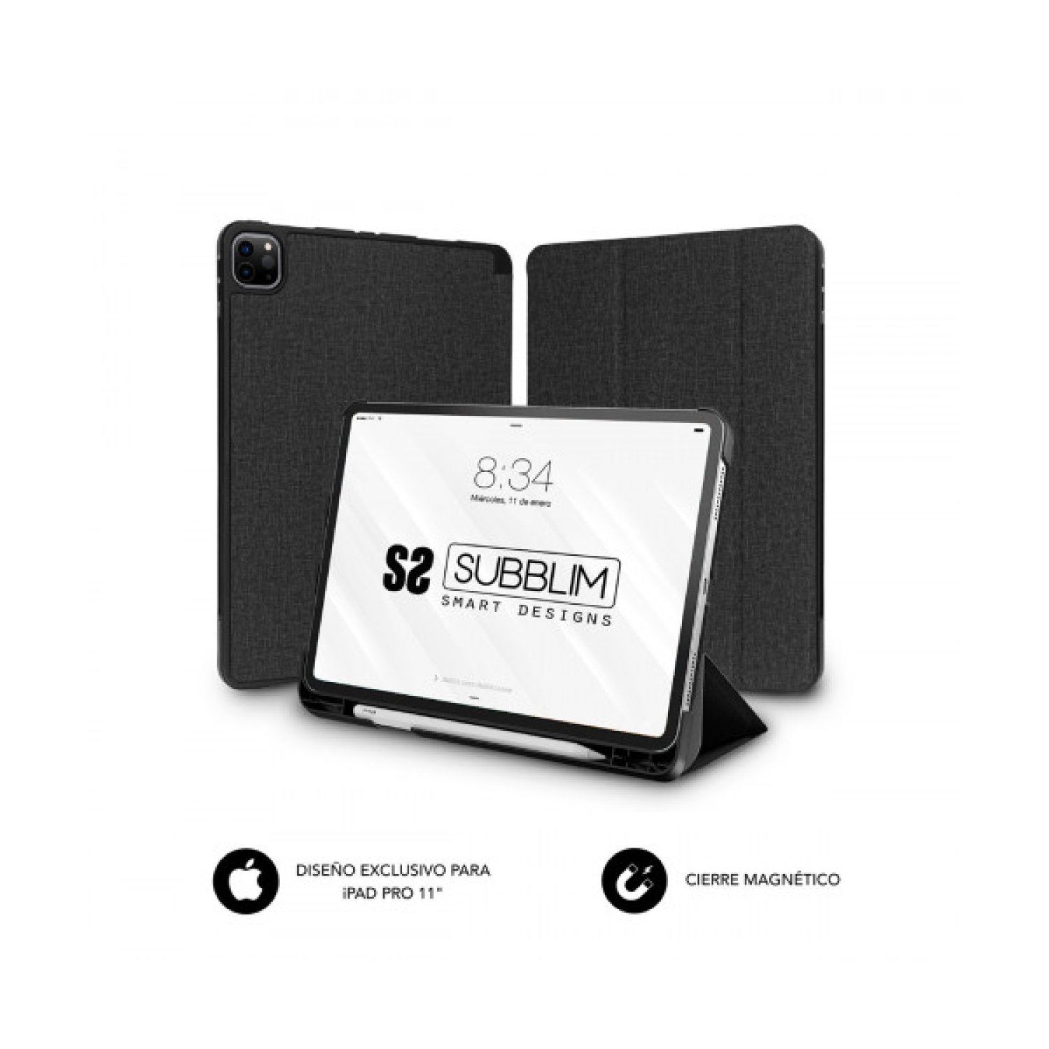 Subblim Funda Shock Case · iPad Pro 11" 2020 · Protección Reforzada · Negro