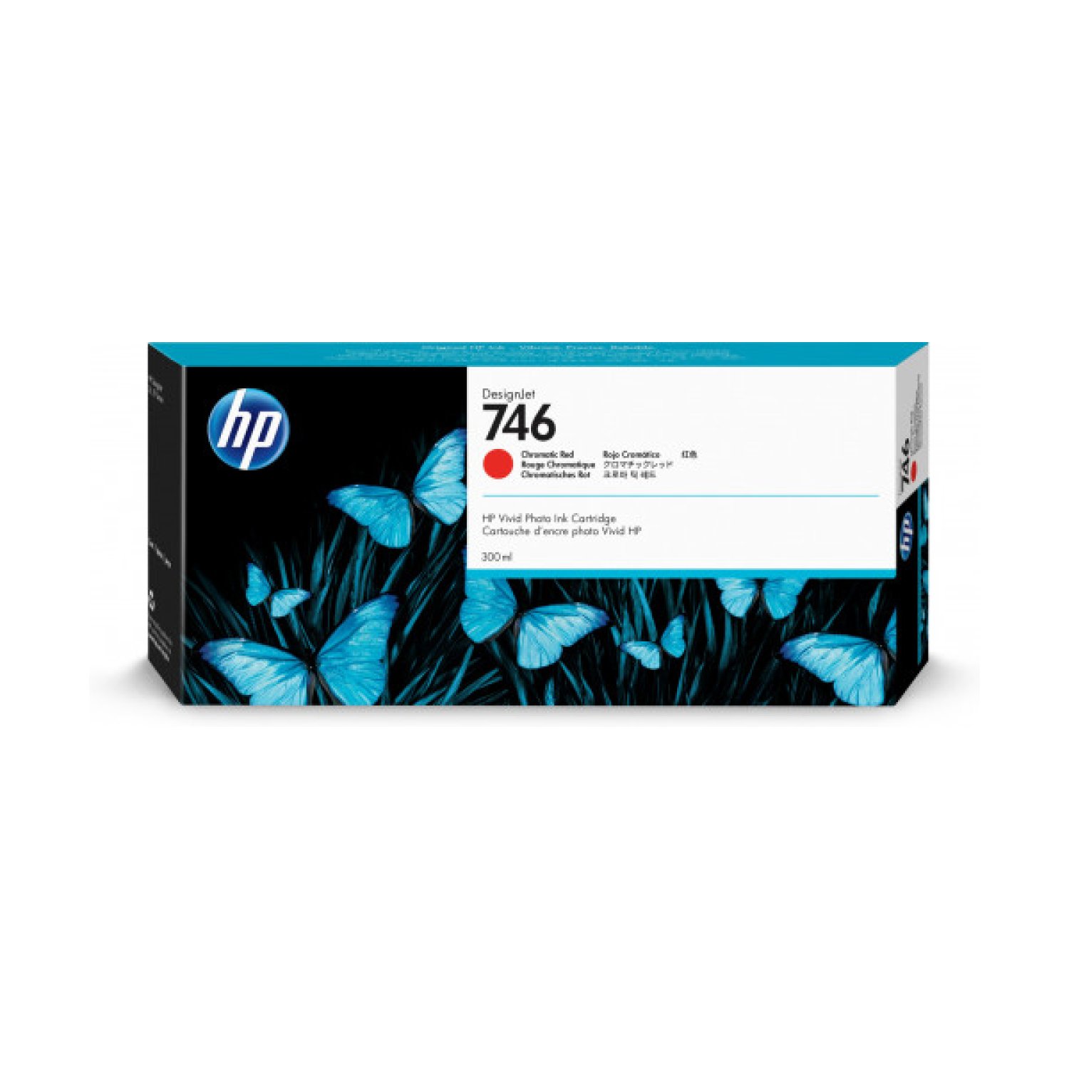 HP 746 · Tinta Designjet Z9 · Rojo · 300ml